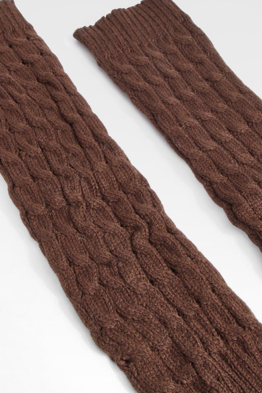 Buy Foot Traffic Women's Cable-Knit Leg Warmers, Warm & Long