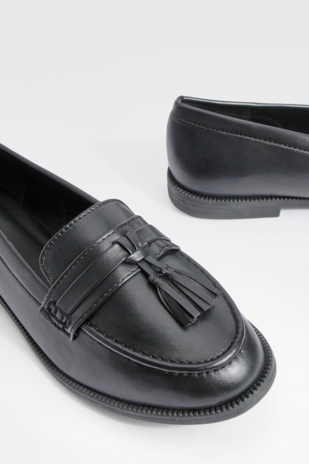 Mens black tassel loafers on sale uk