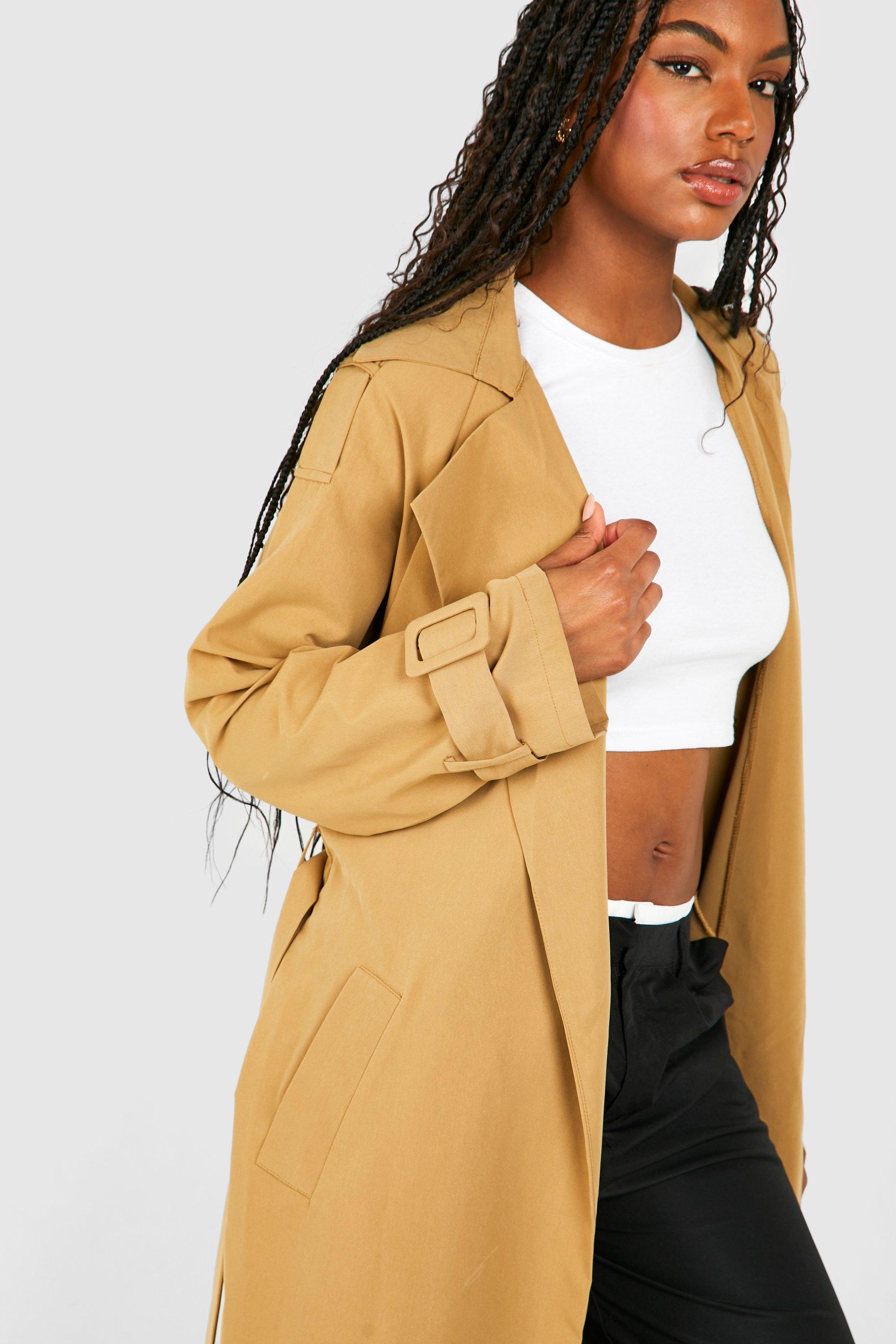 Tall sale belted coat