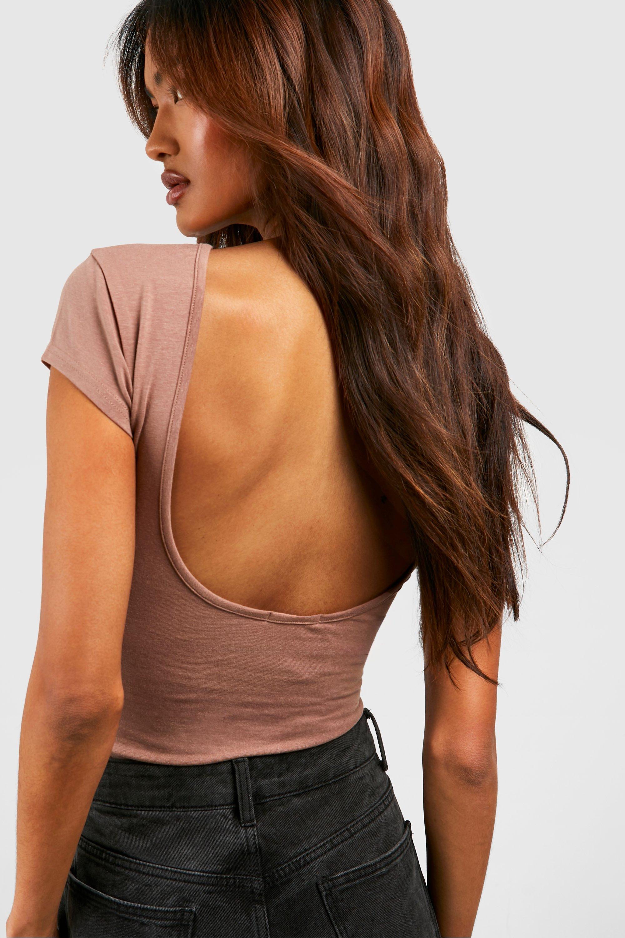 Tall Premium Super Soft Cap Sleeve Backless Top