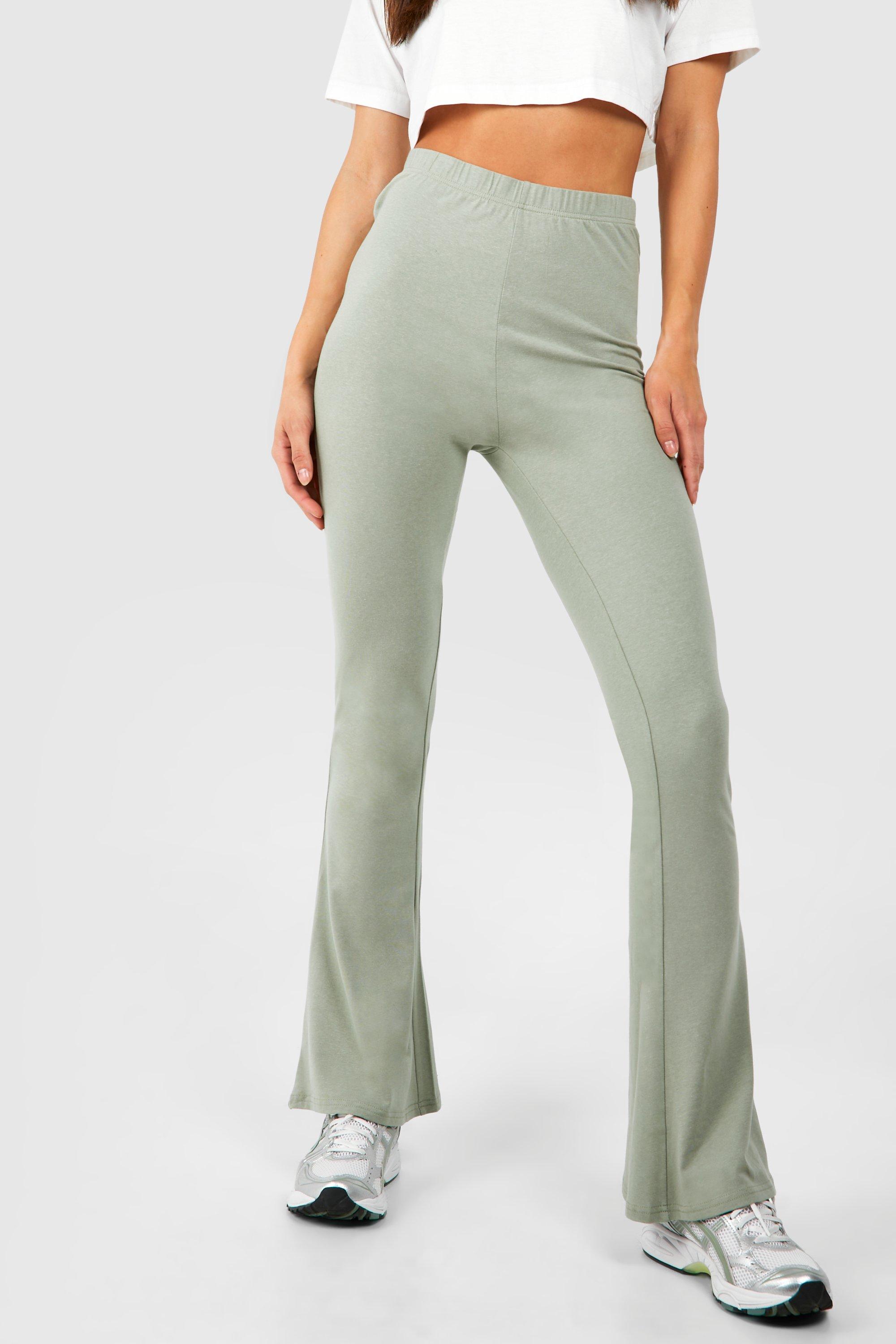 Pantaloni a zampa morbidi hot sale