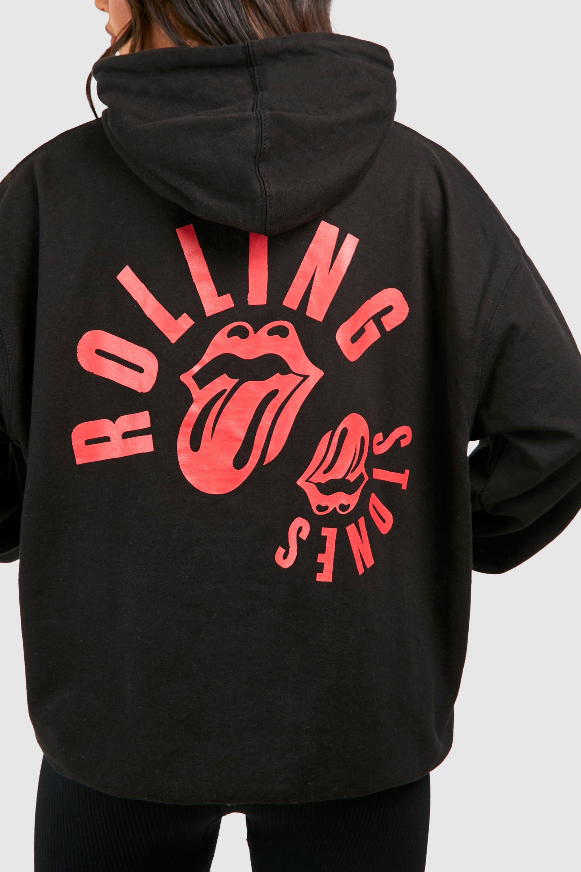 Rolling stones 2025 zip up hoodie