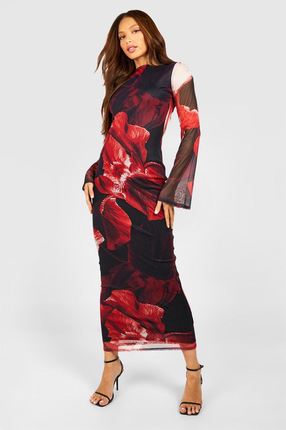 ANDRESD 【 back open geometric dress 】 Sleeveless A-Line Midi Dress | Erdem.com – ERDEM