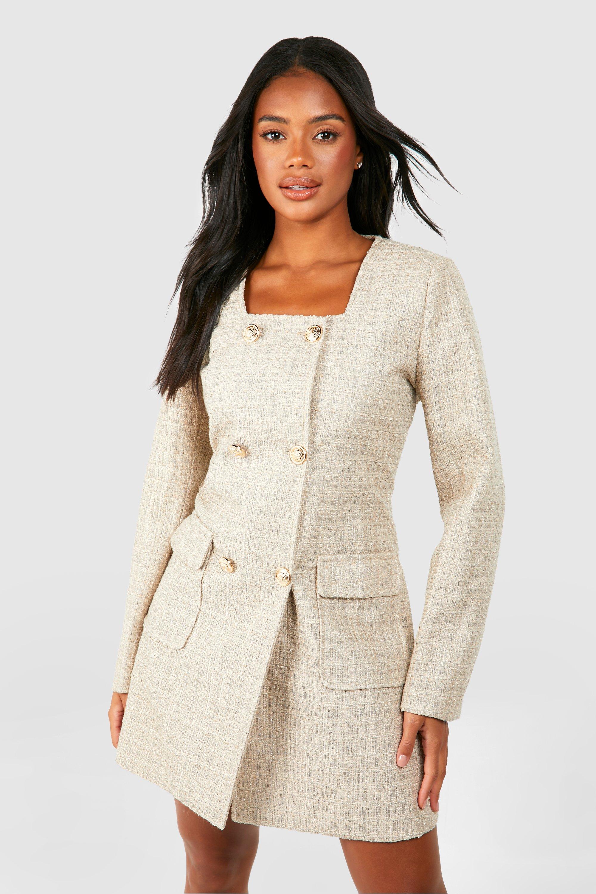 Tweed blazer outlet dress