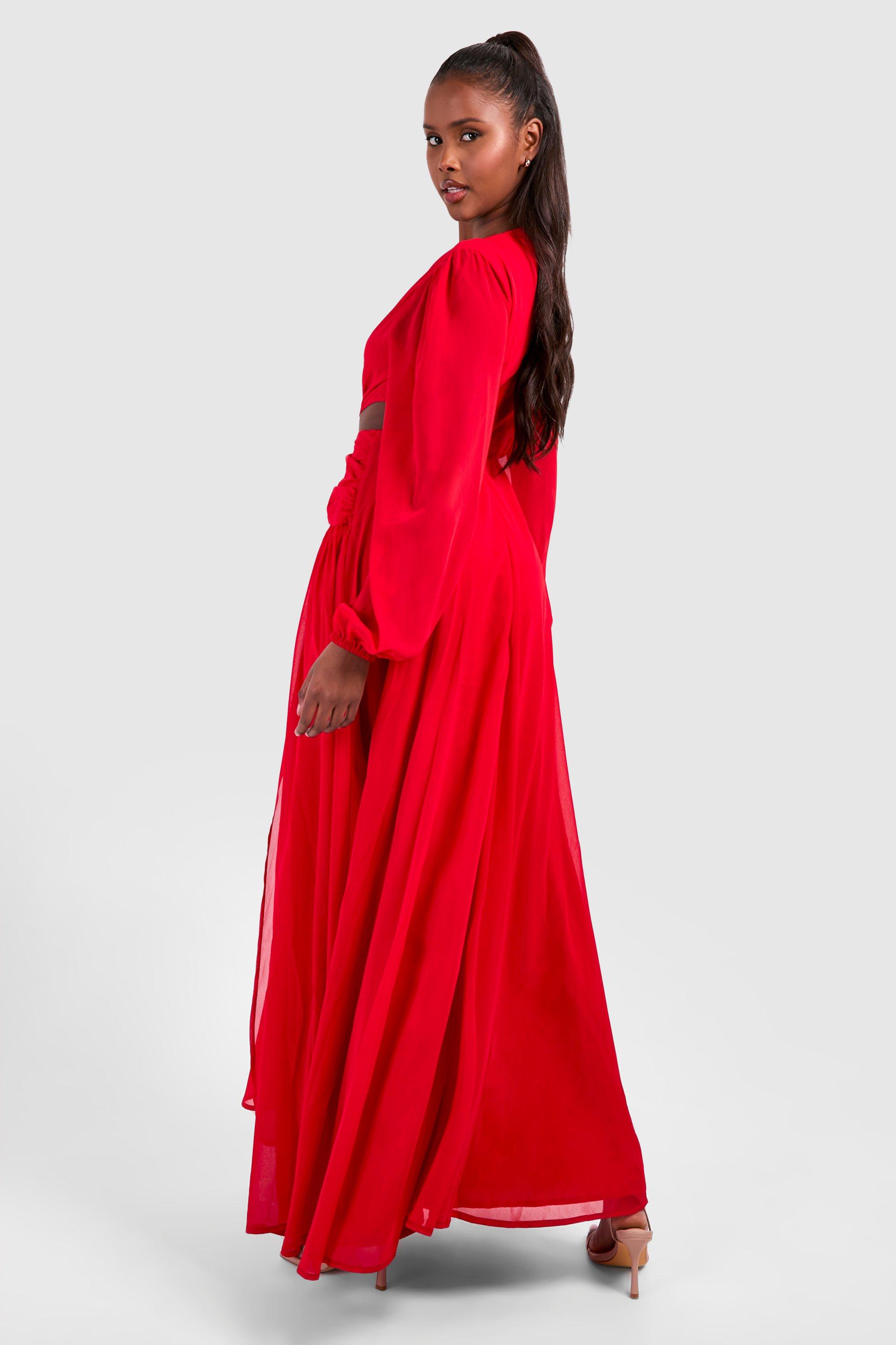 【関税＆送料込み】ChloAC Abito Maxi Con Dettagli Cut-Out Scarf-Detail Cut-Out Halterneck Maxi Dress in Black | Parallel