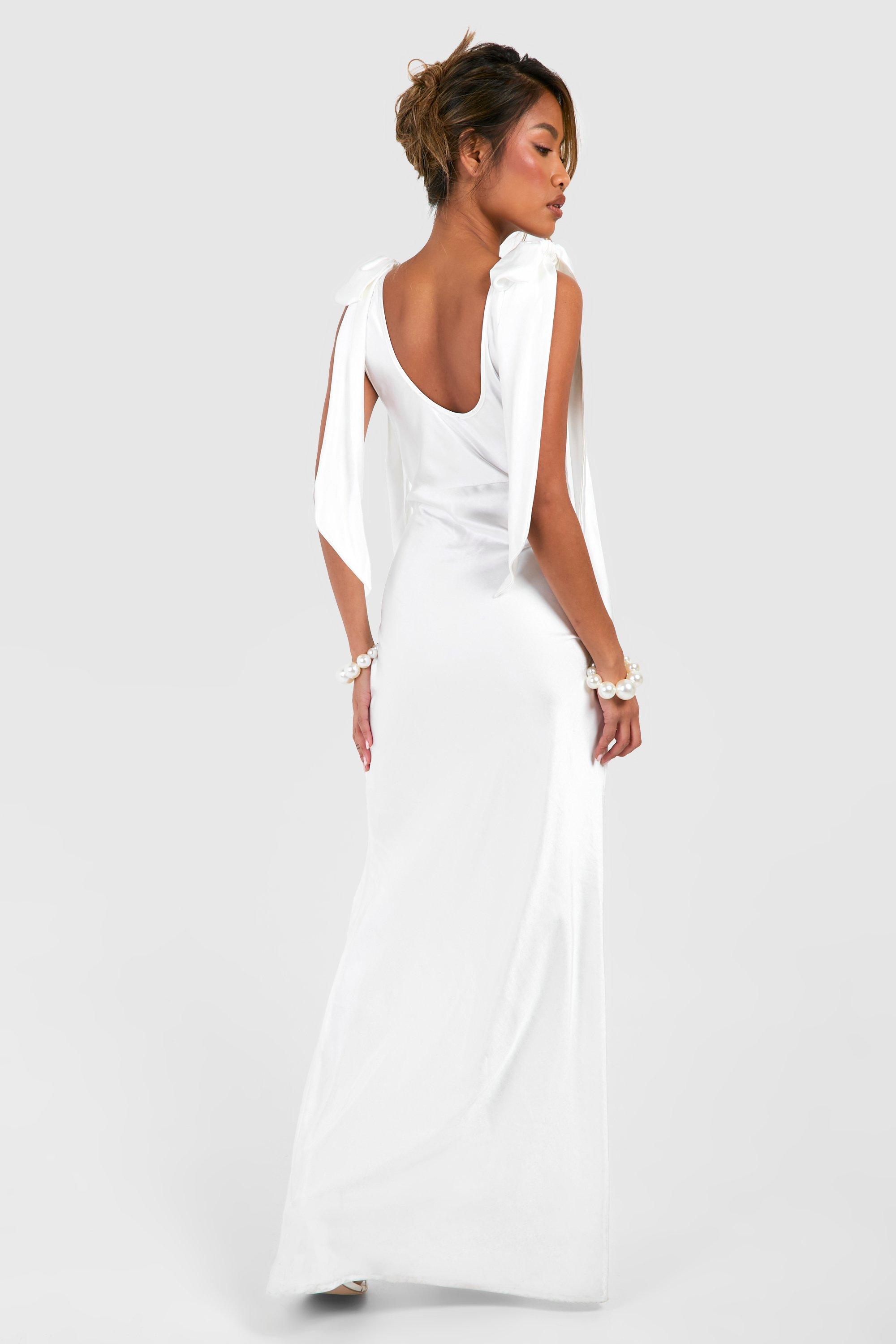 Tie-Back Maxi Slip Dress