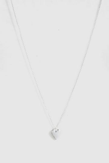 Zilveren Hartjes Ketting silver