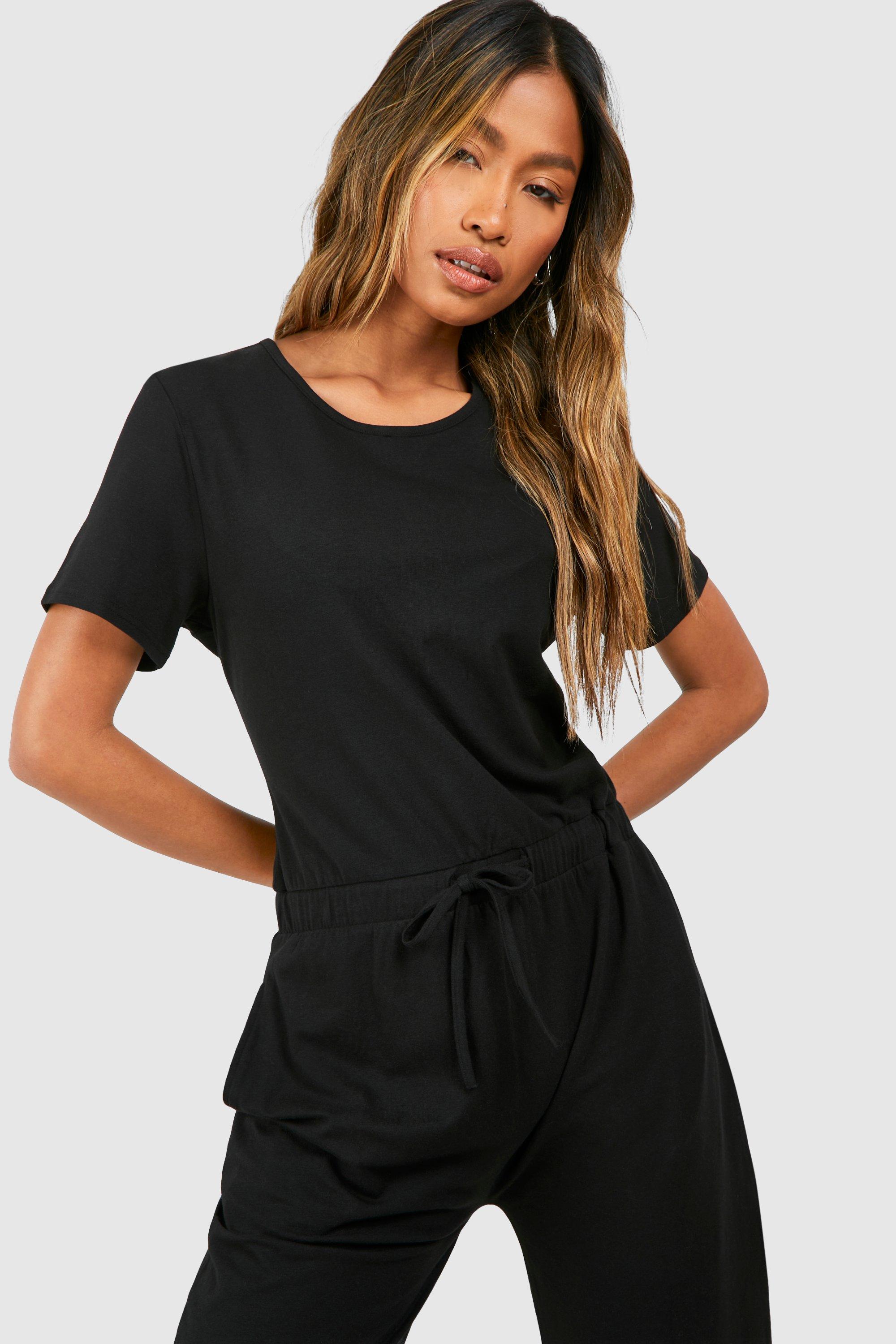 Super Soft Drawstring Slouchy Jumpsuit