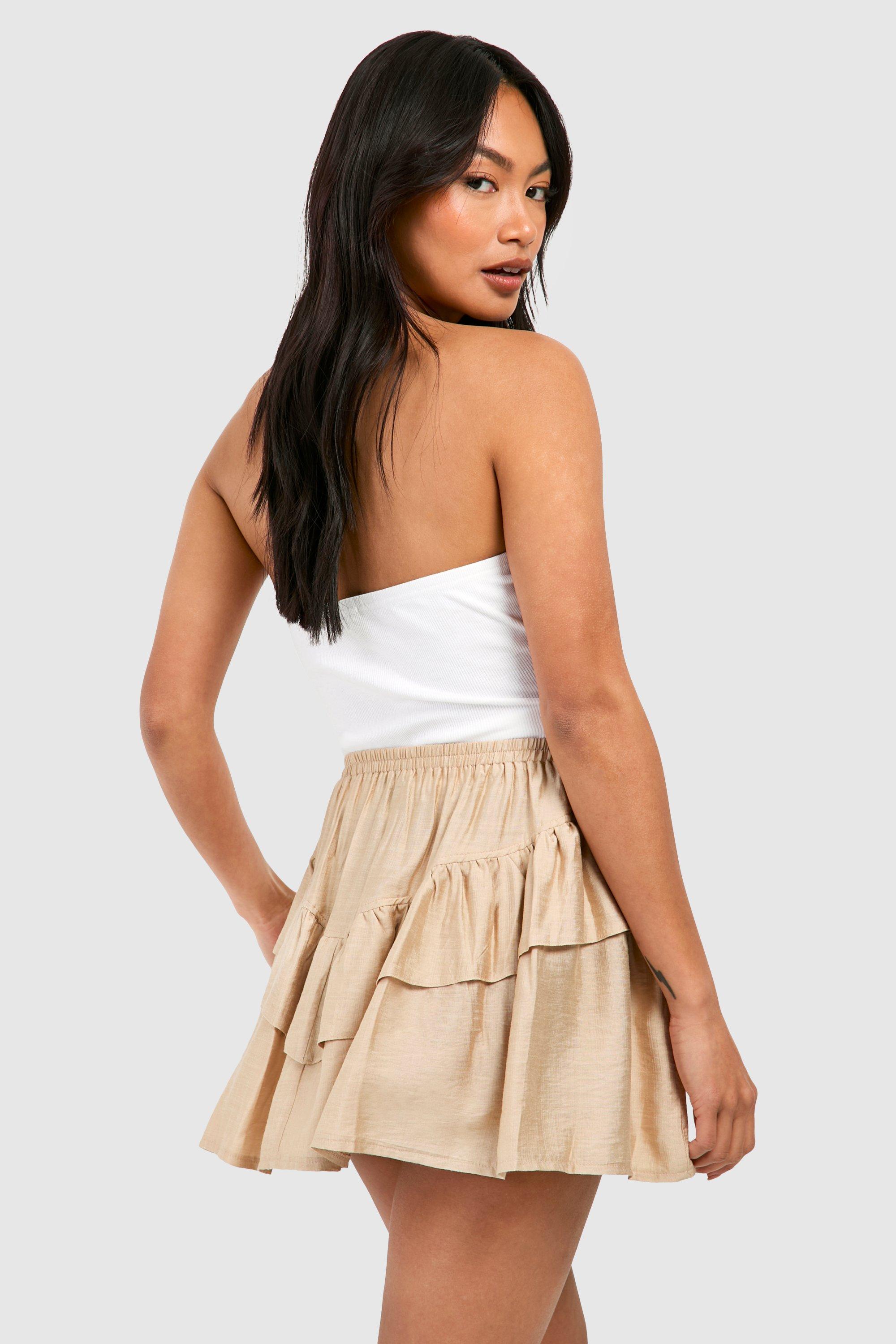 Ruffle Mini Skirt