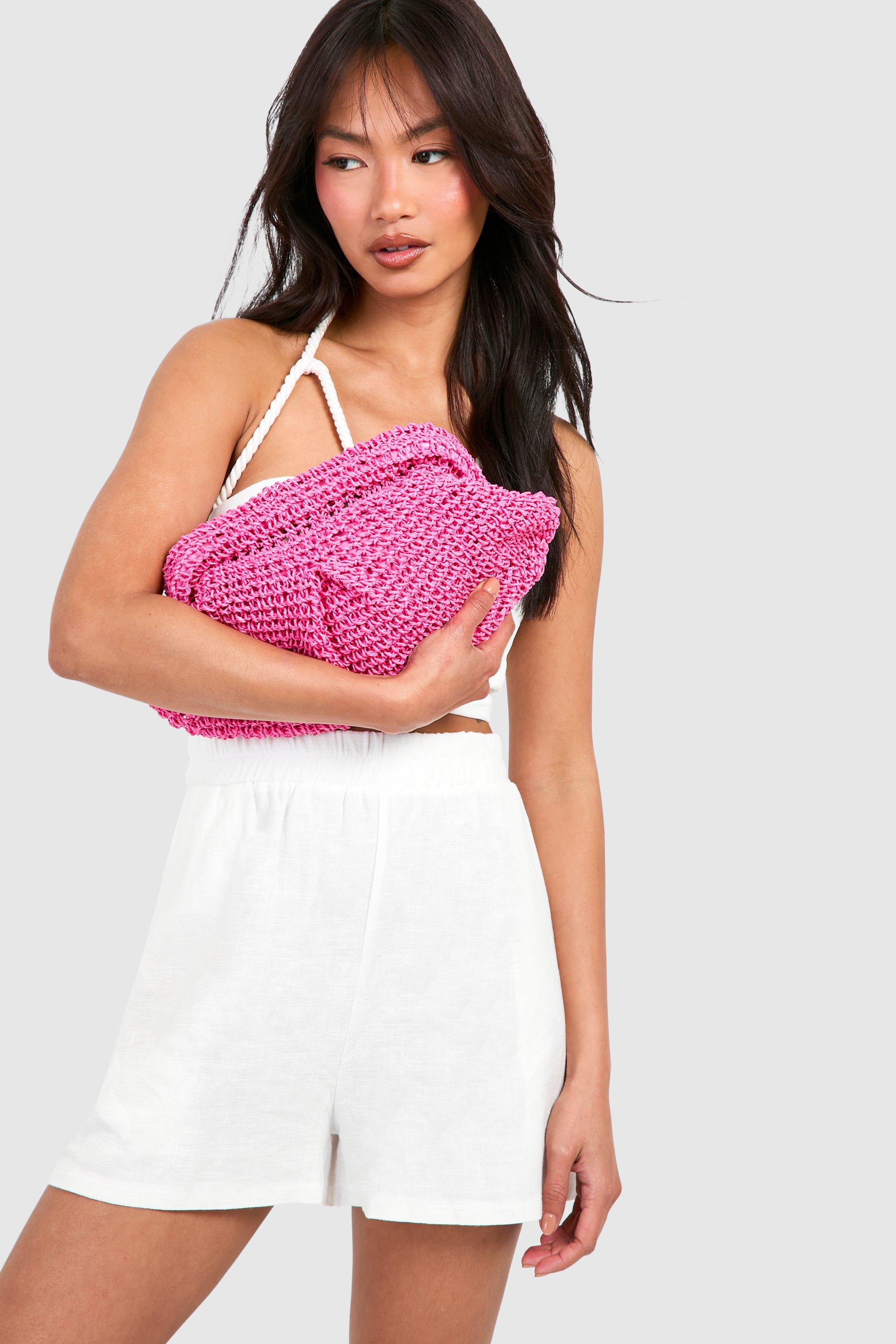Straw Clutch Bag boohoo