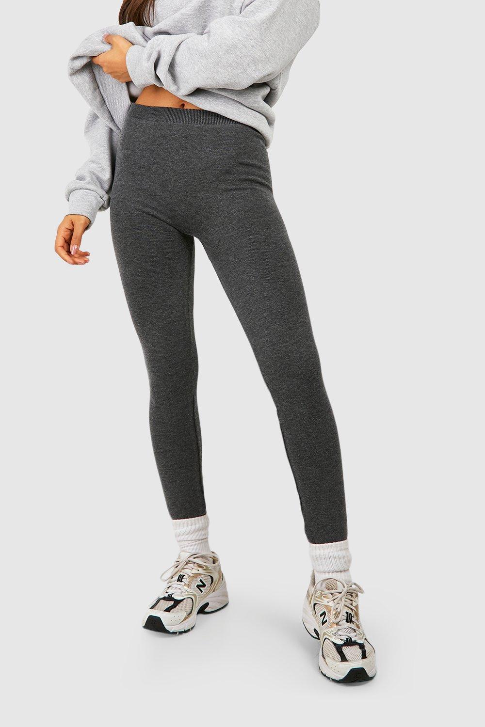 boohoo grey leggings