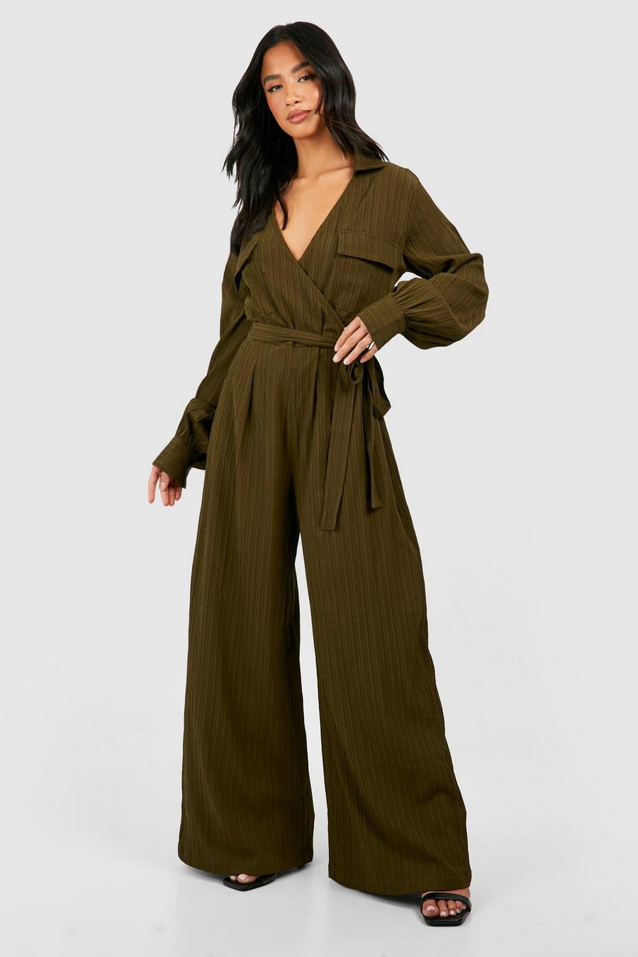 Cato Fashions  Cato Petite Floral Mesh Sleeve Jumpsuit