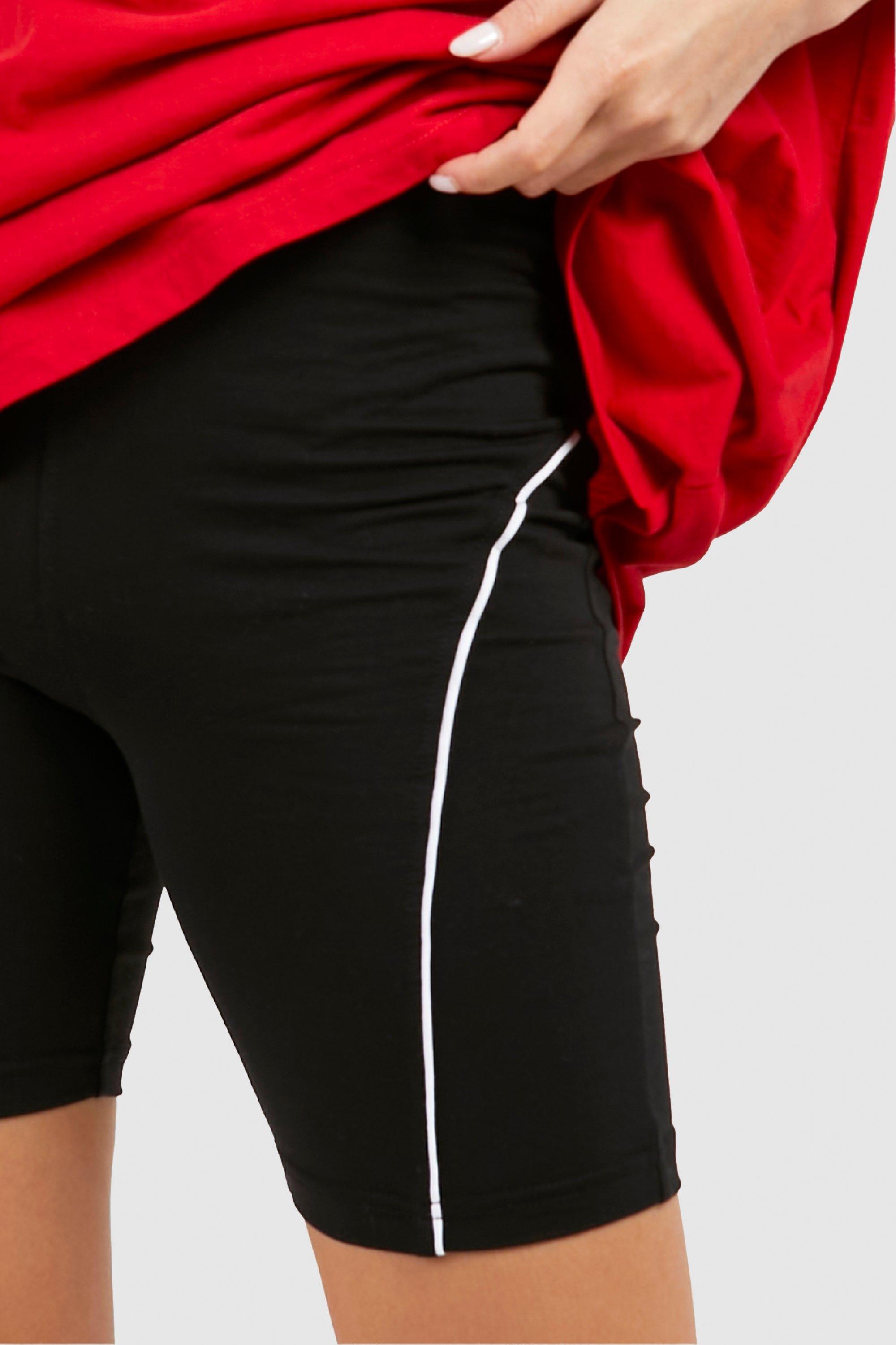 Contrast Seam Cycling Shorts boohoo NZ