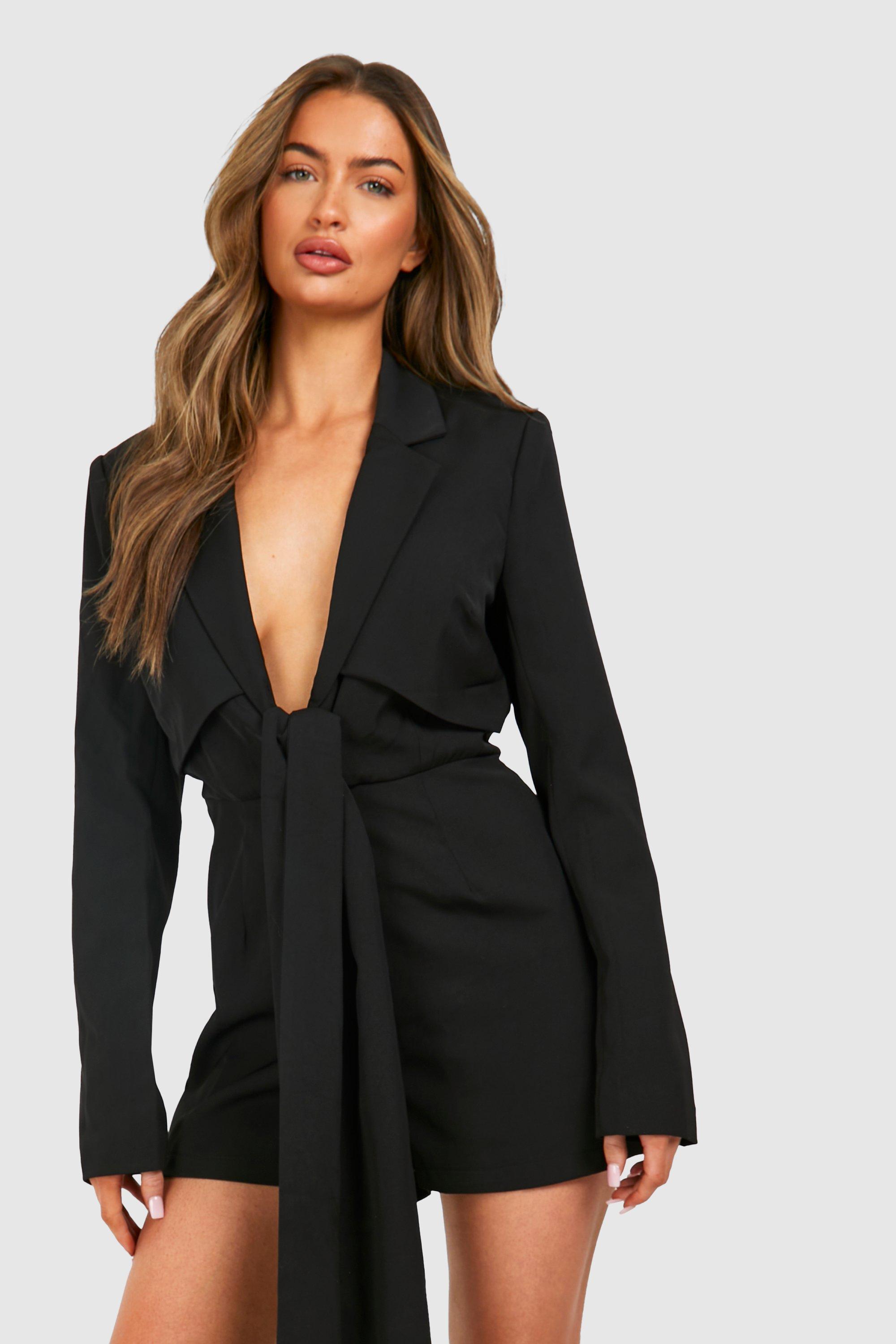 Blazer playsuit black online