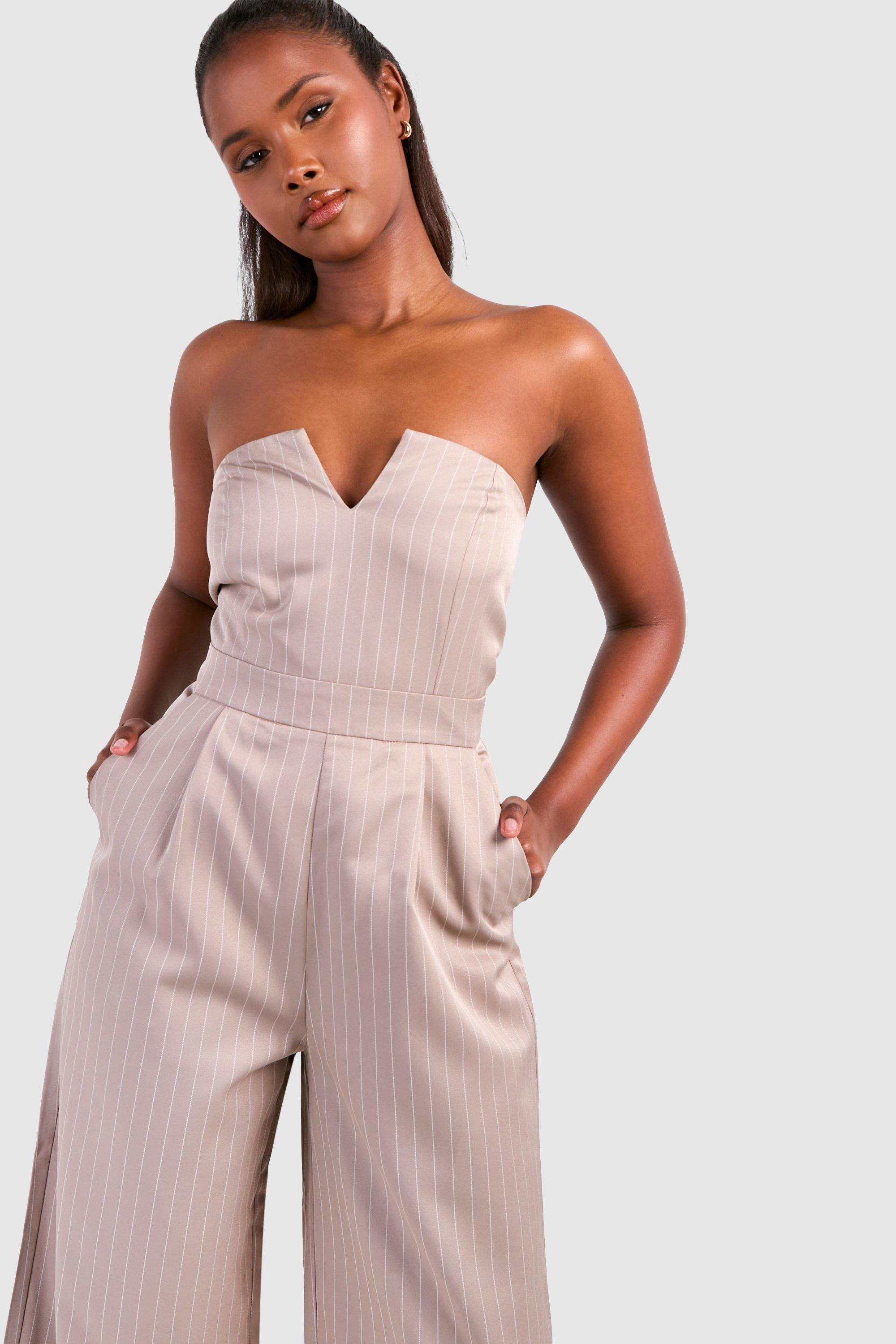 Tailored Strapless Jumpsuit