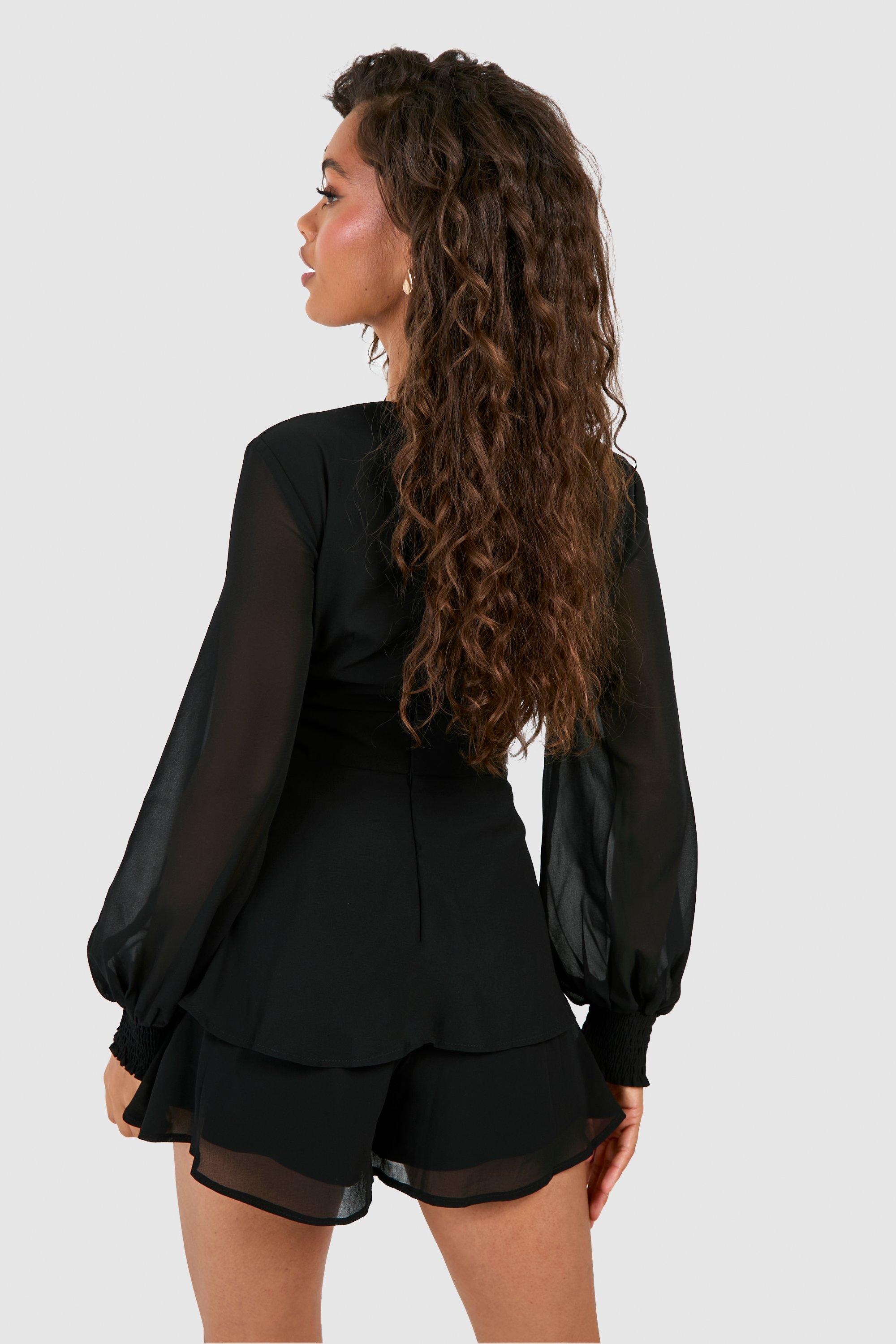Chiffon Twist Front Playsuit