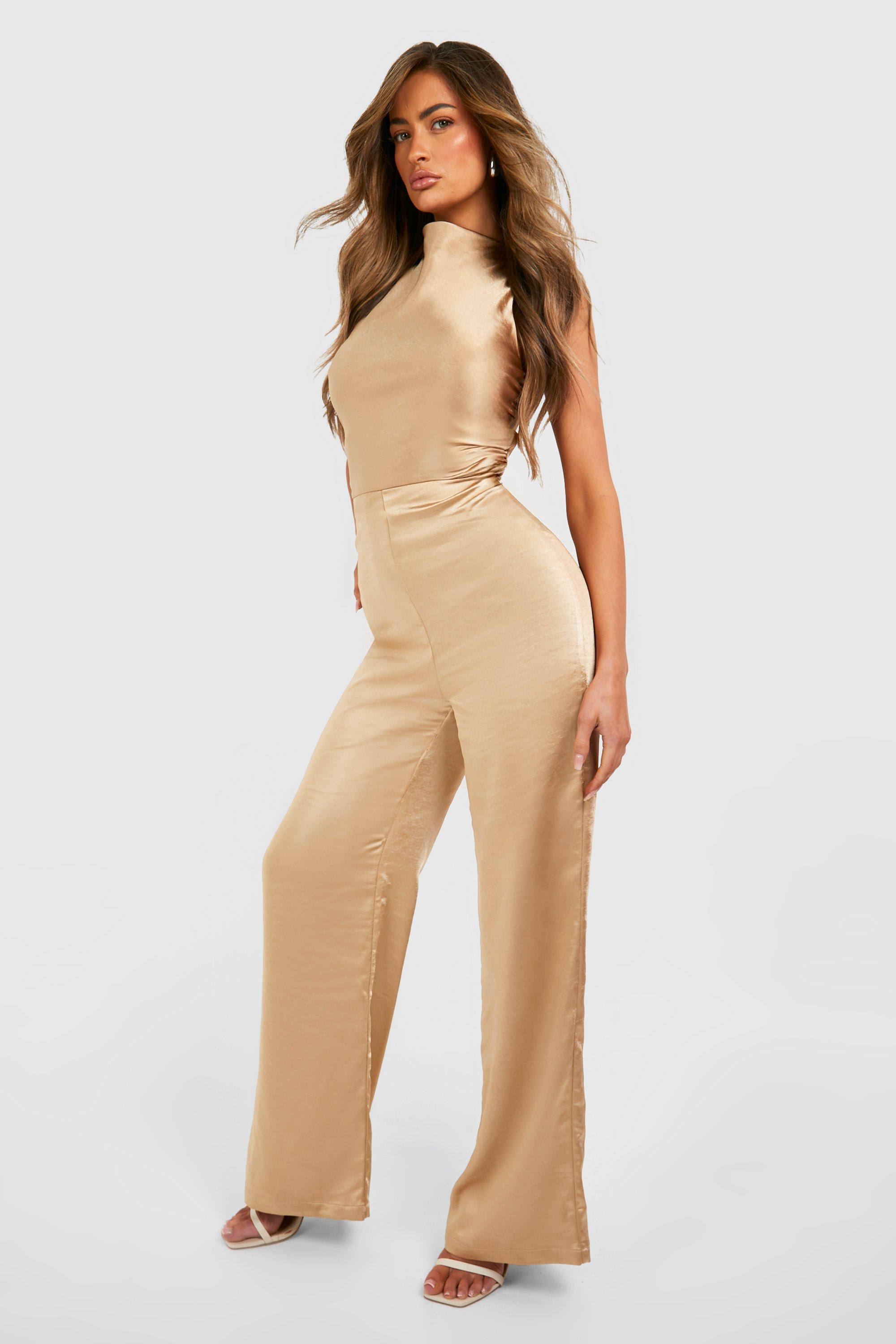 Gold color jumpsuit online