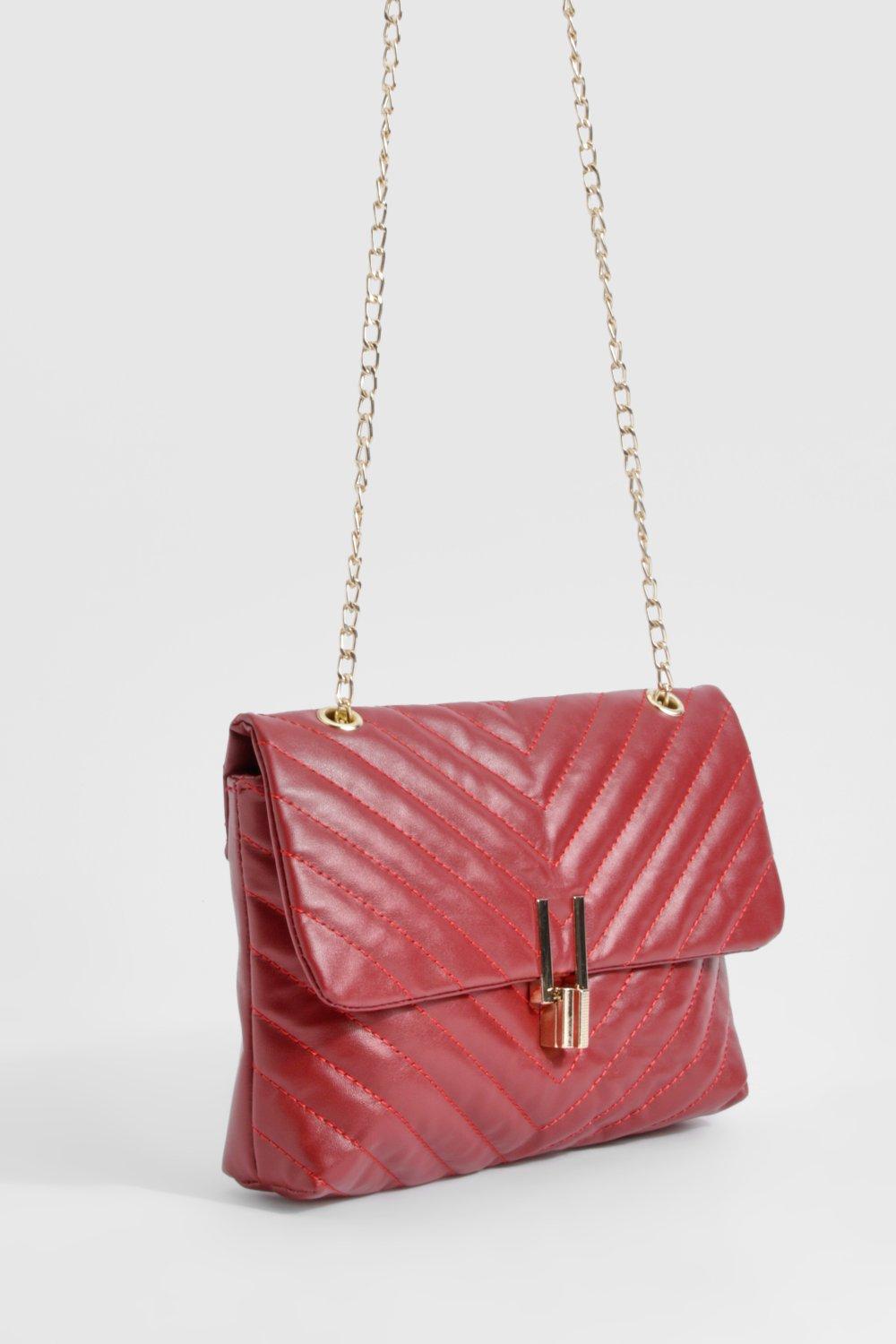 Quilted Cross Body Bag Boohoo UK