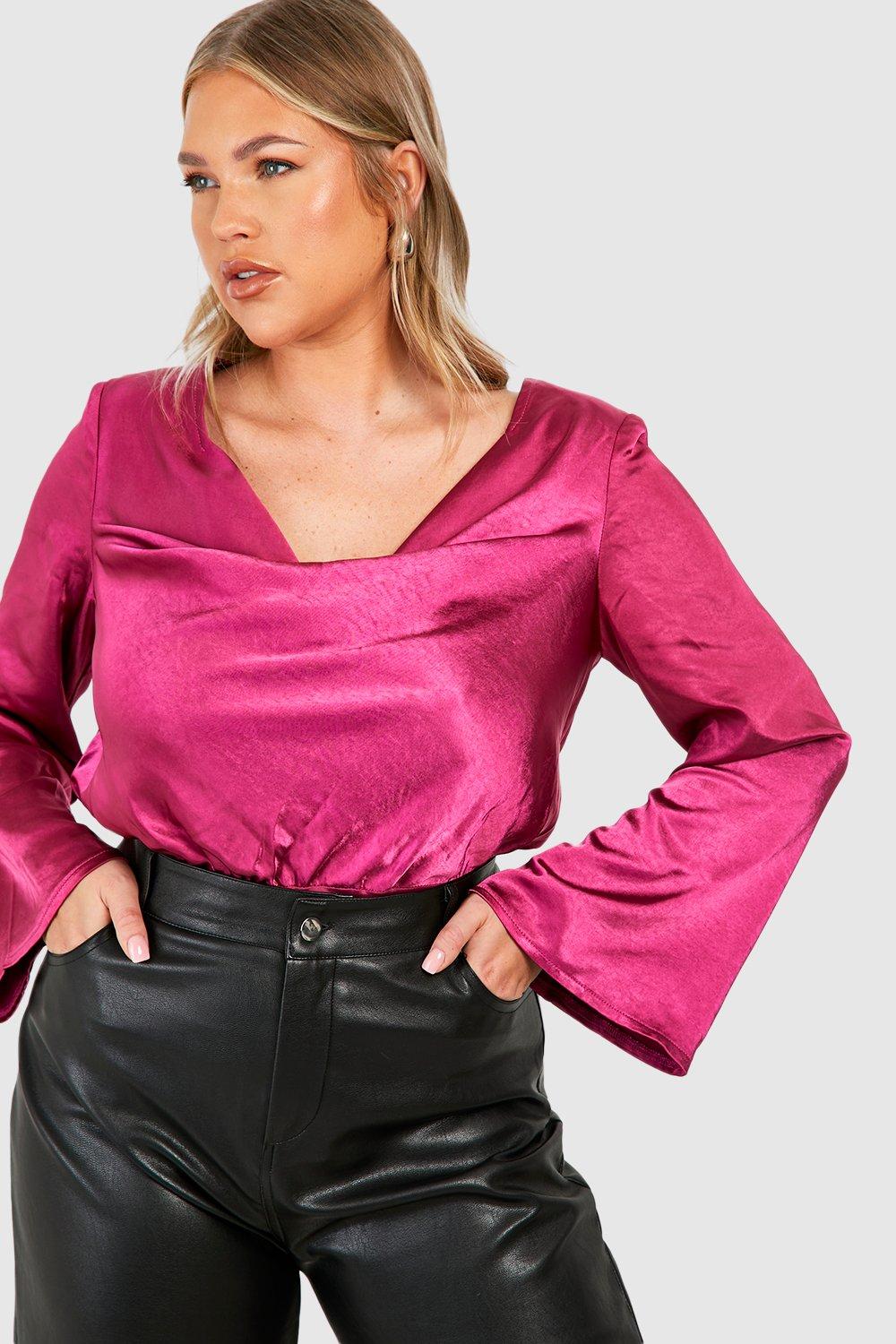 Silk blouse bodysuit sales