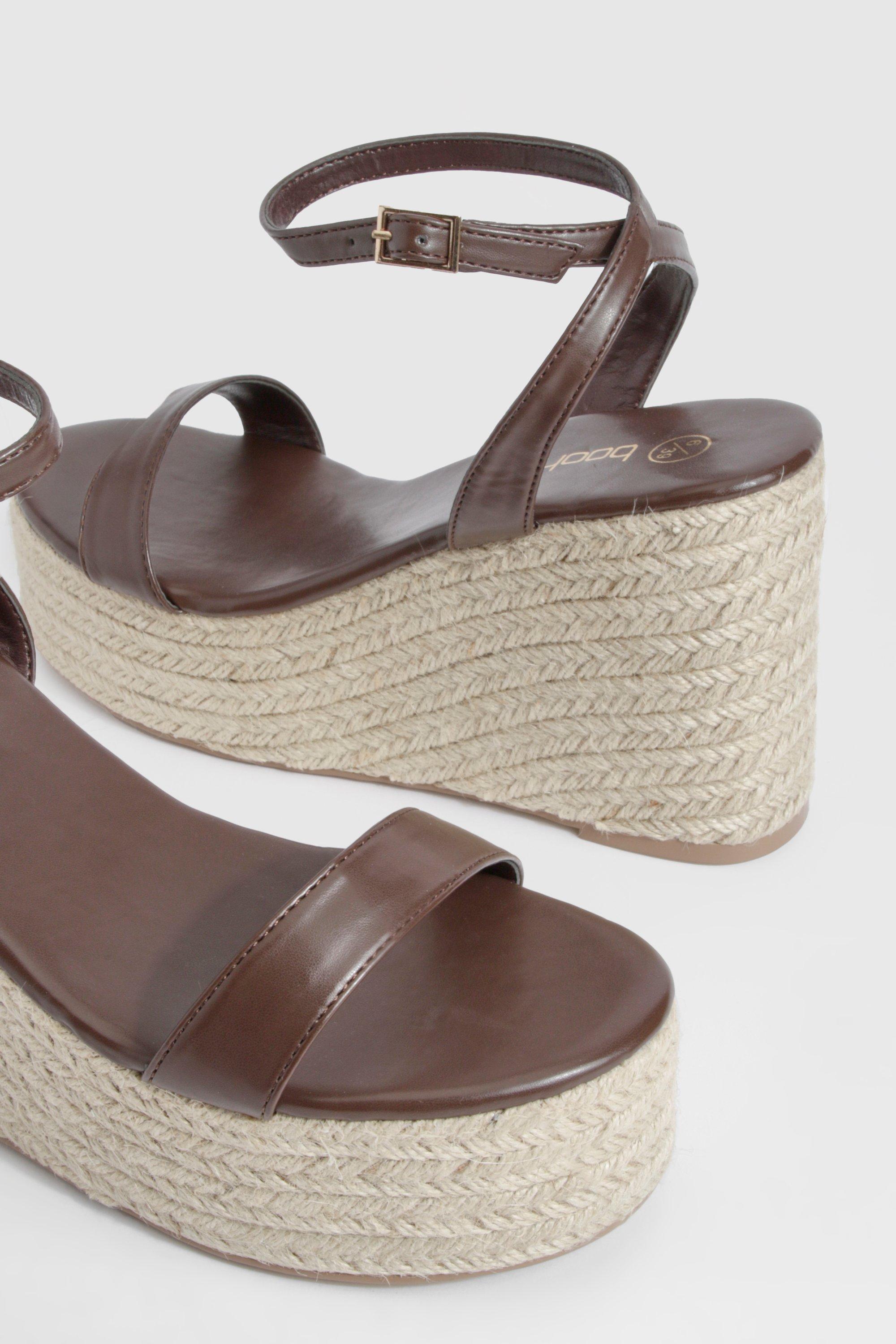 Scarpe con zeppe medie in 2 parti