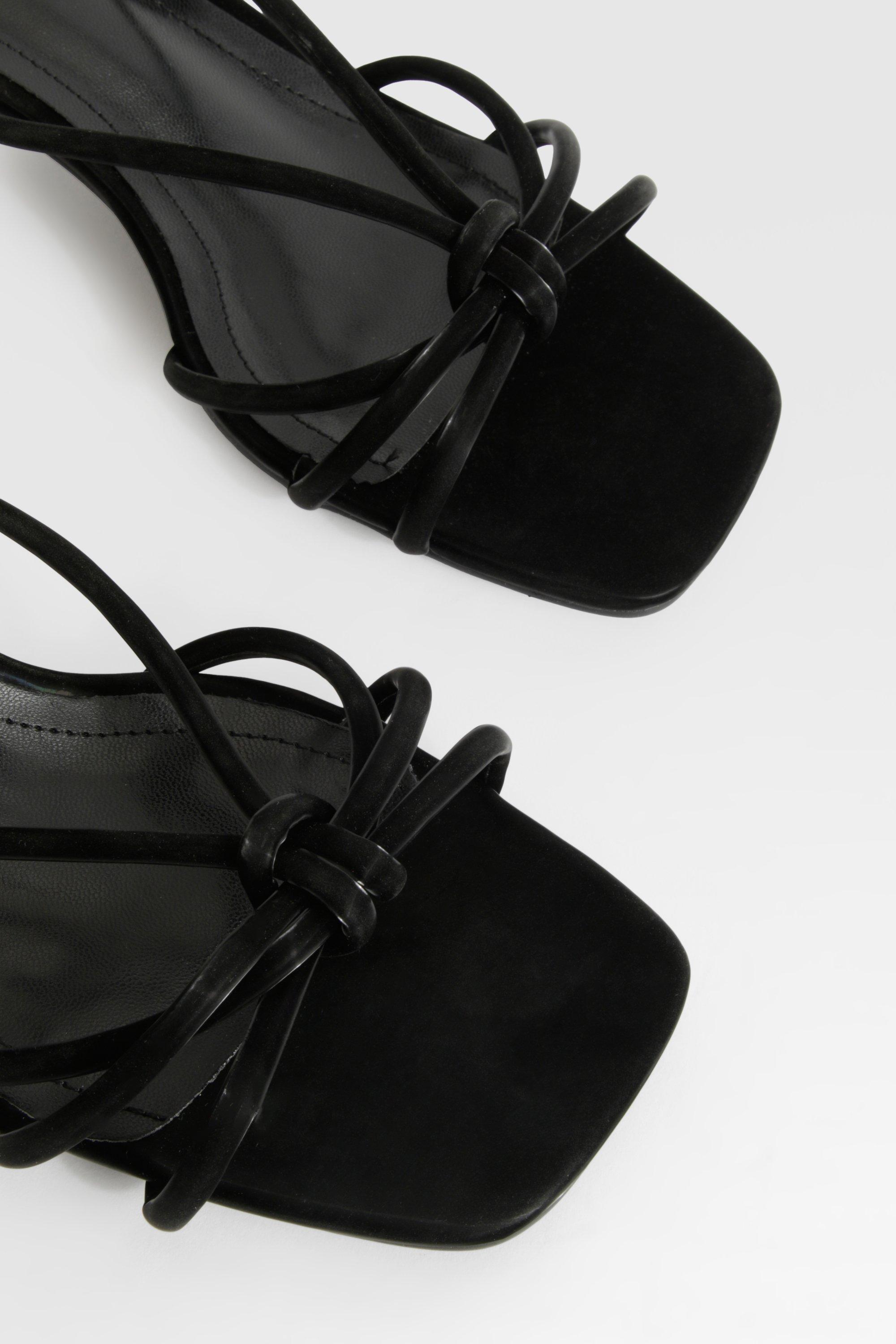 Knot Detail Flat Heeled Mules boohoo CA