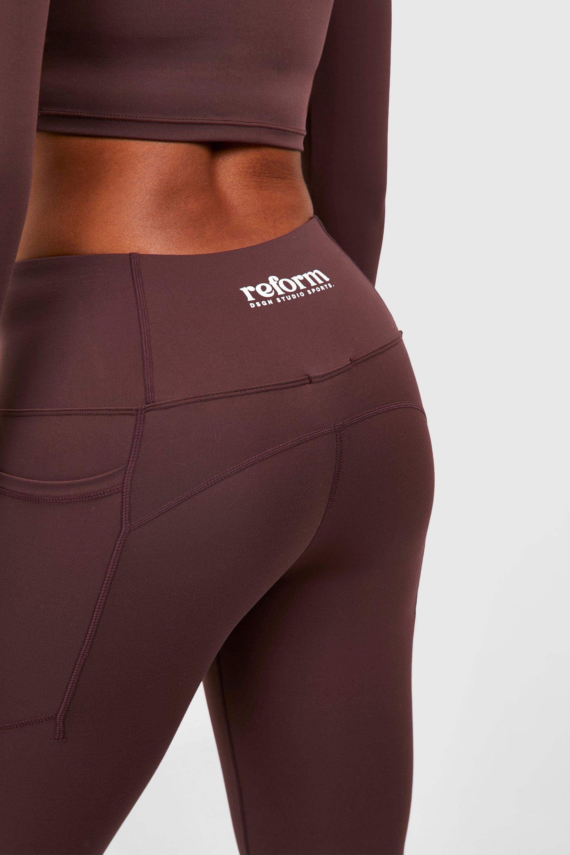 Premium Sculpt Reform Seam Detail Flared Yoga Legging