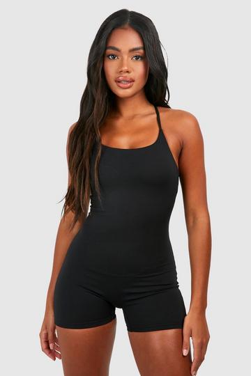 Premium Sculpt Reform Unitard Playsuit black