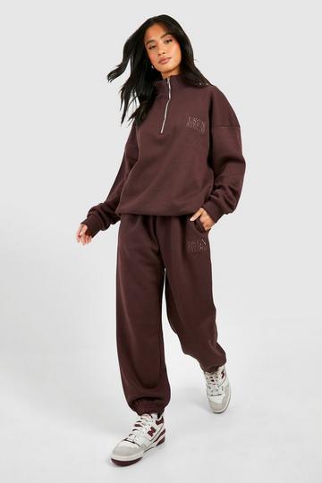 Chocolate Brown Petite Dsgn Studio Joggers