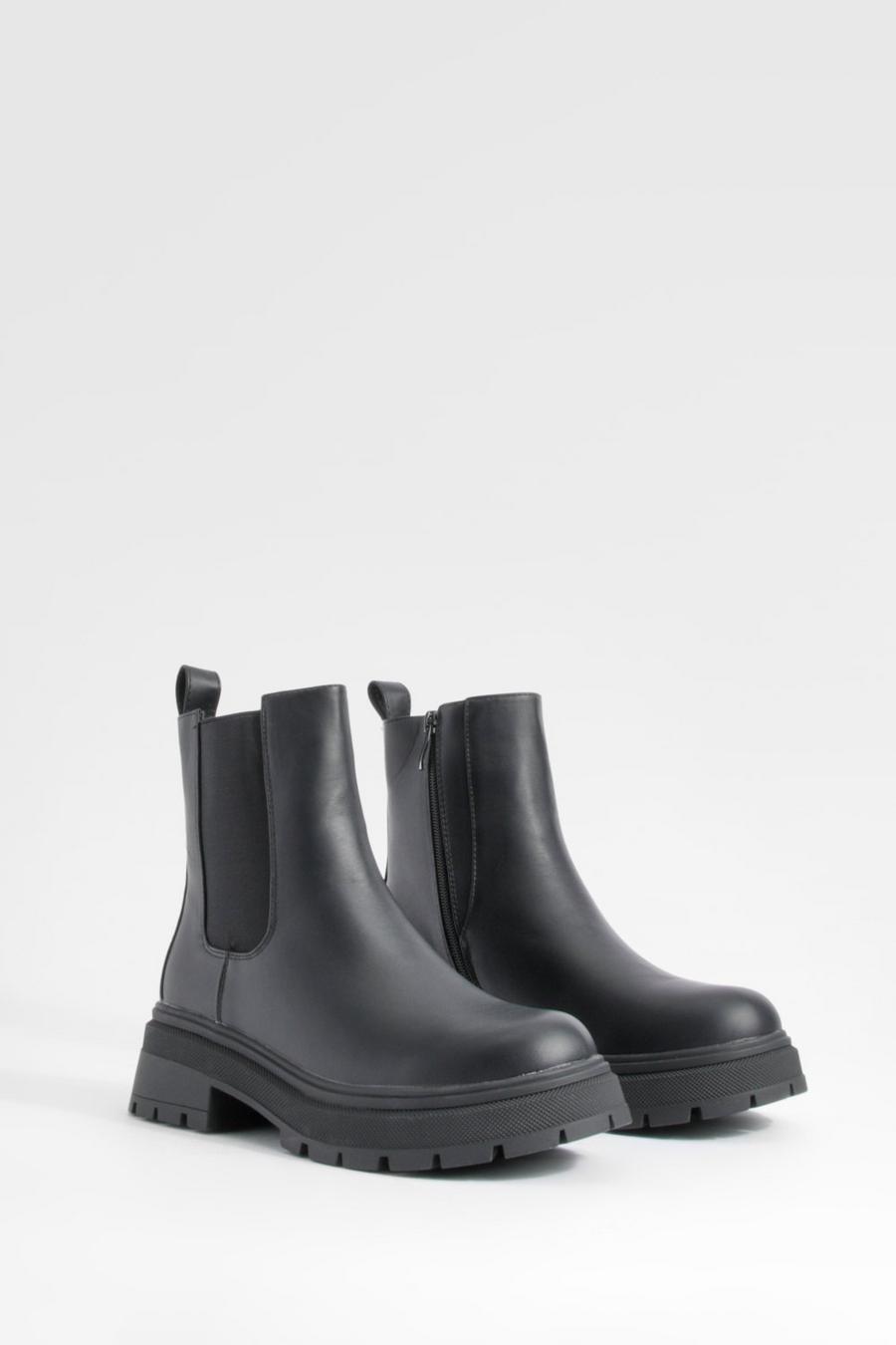 Black Chunky chelseaboots