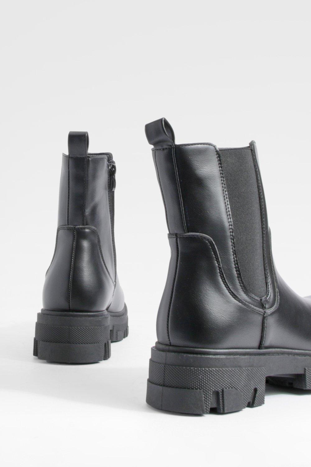 Cleated sole chelsea clearance boots