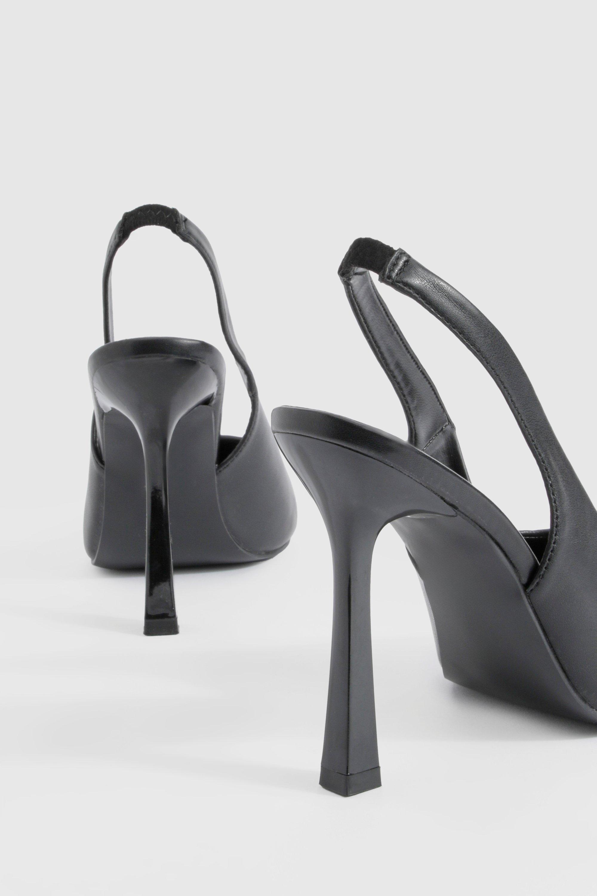Sling back shoes wide fit hot sale