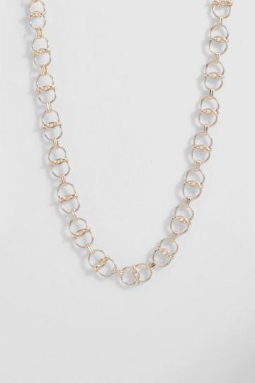 Circle Link Chain gold