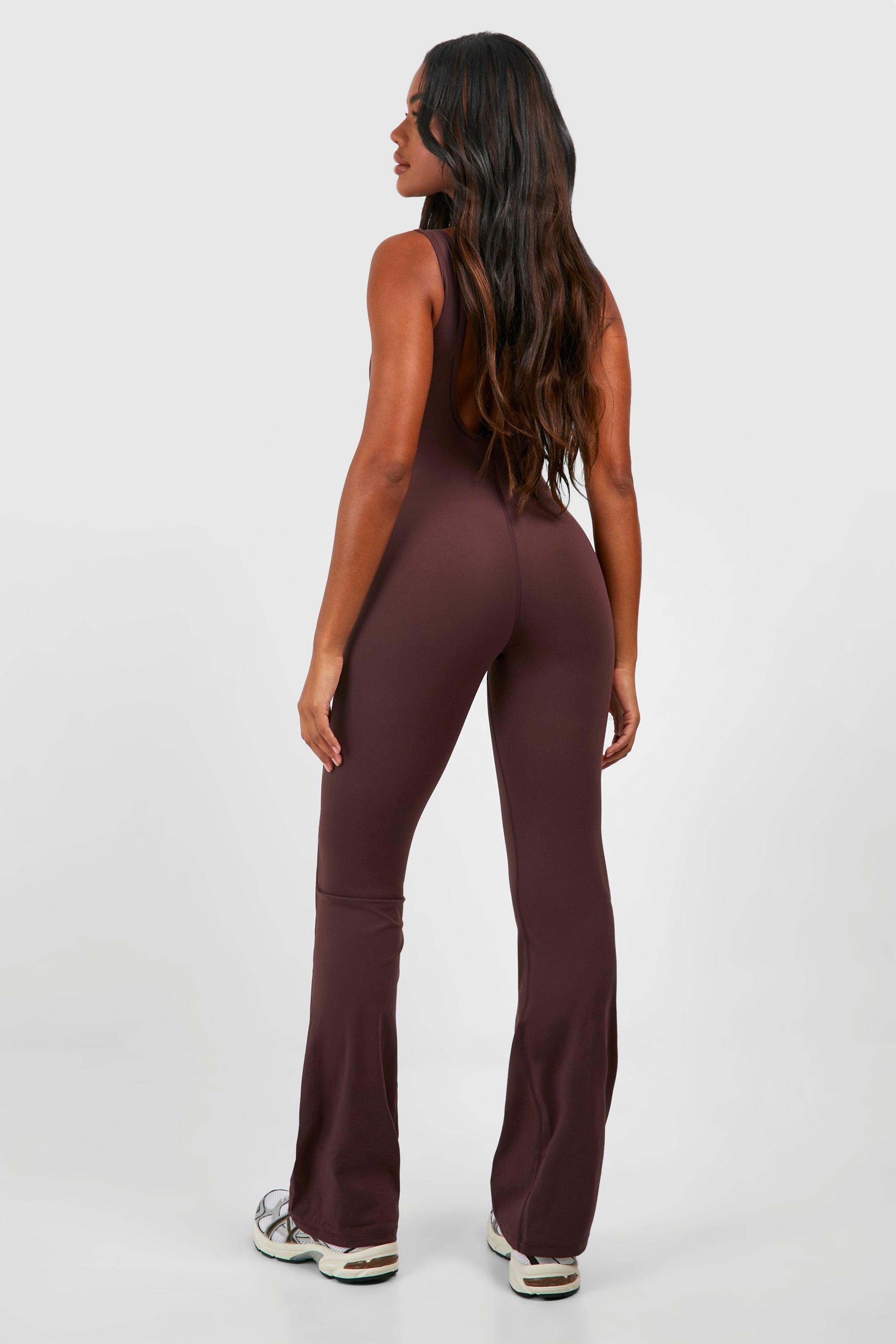 Premium Rundhals Jumpsuit mit Leggings boohoo DE
