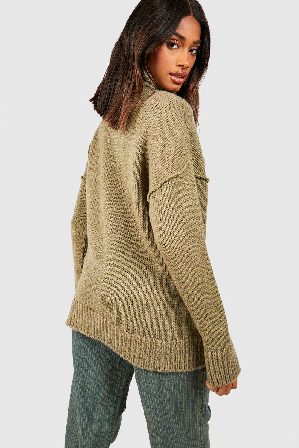 Khaki 2025 oversized jumper