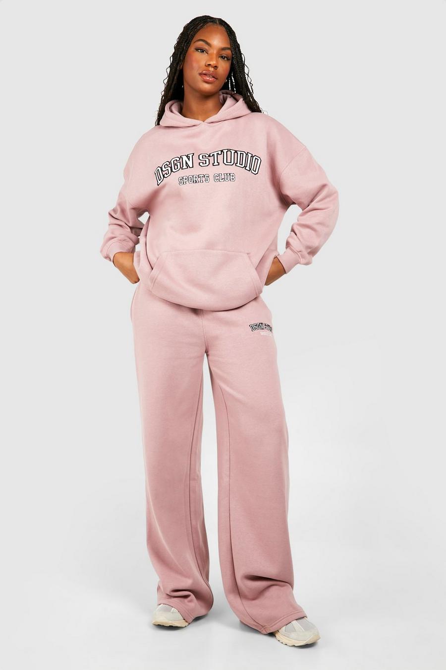 I LOVE TALL - fashion for tall people. Jogger sweatshirt set, pink