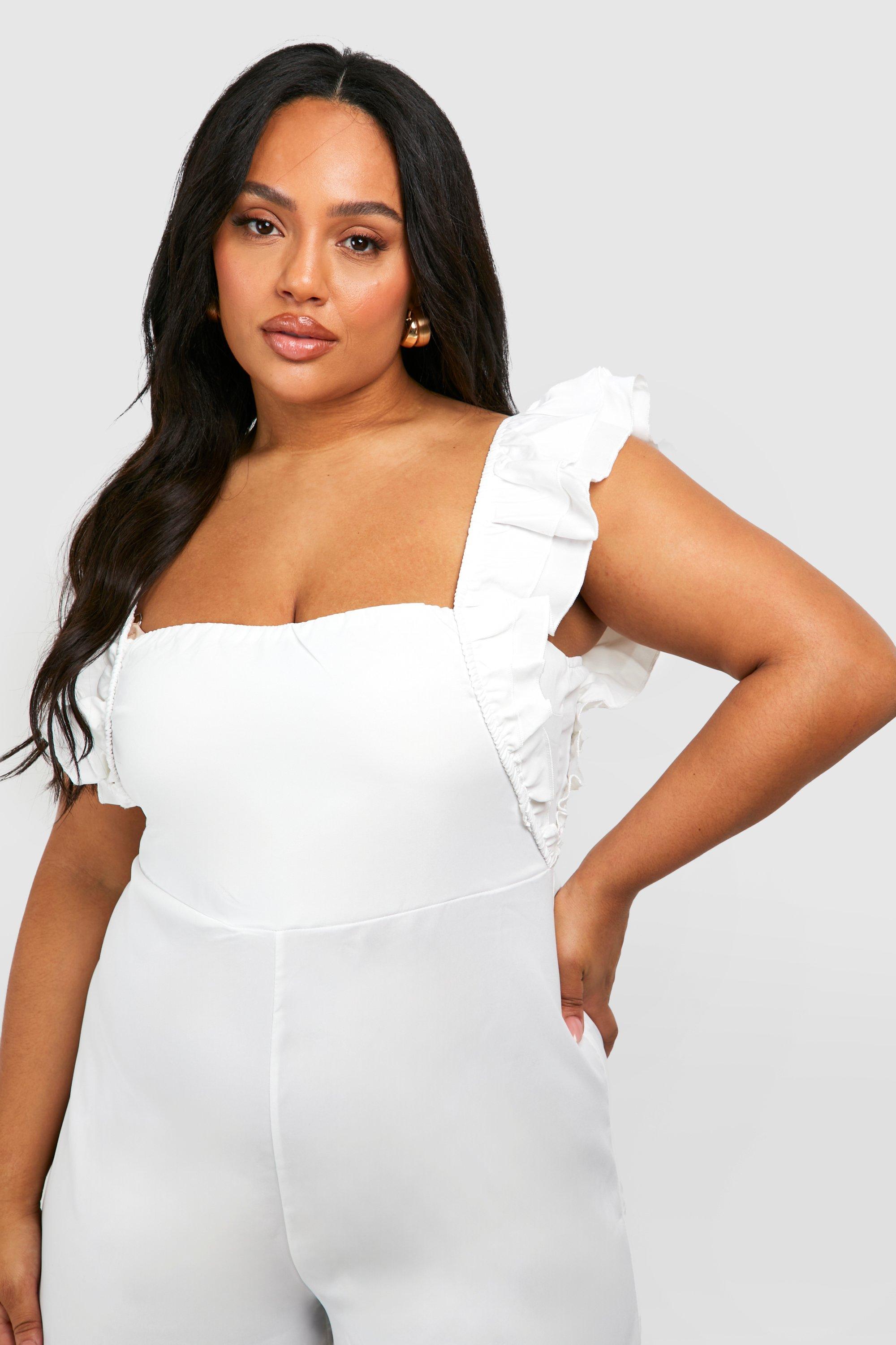 Boohoo curve playsuit online