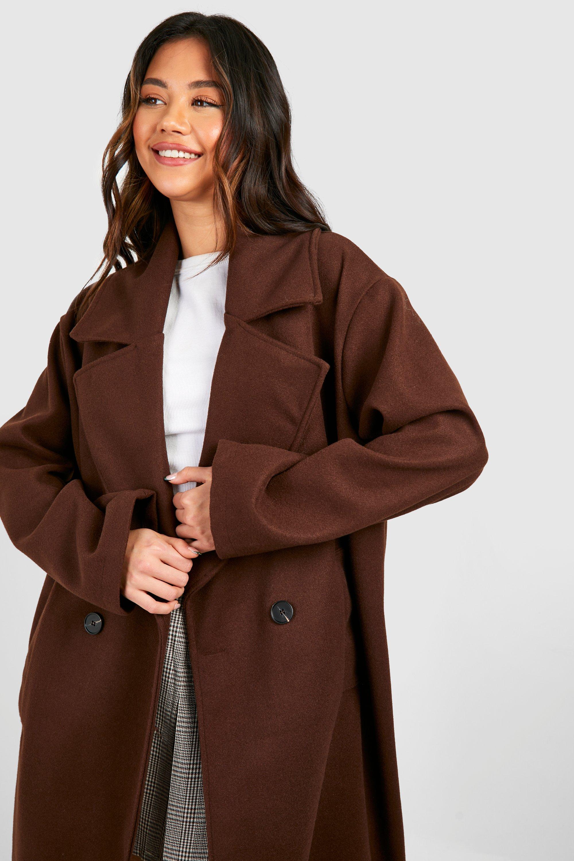 Boohoo sale oversized coat