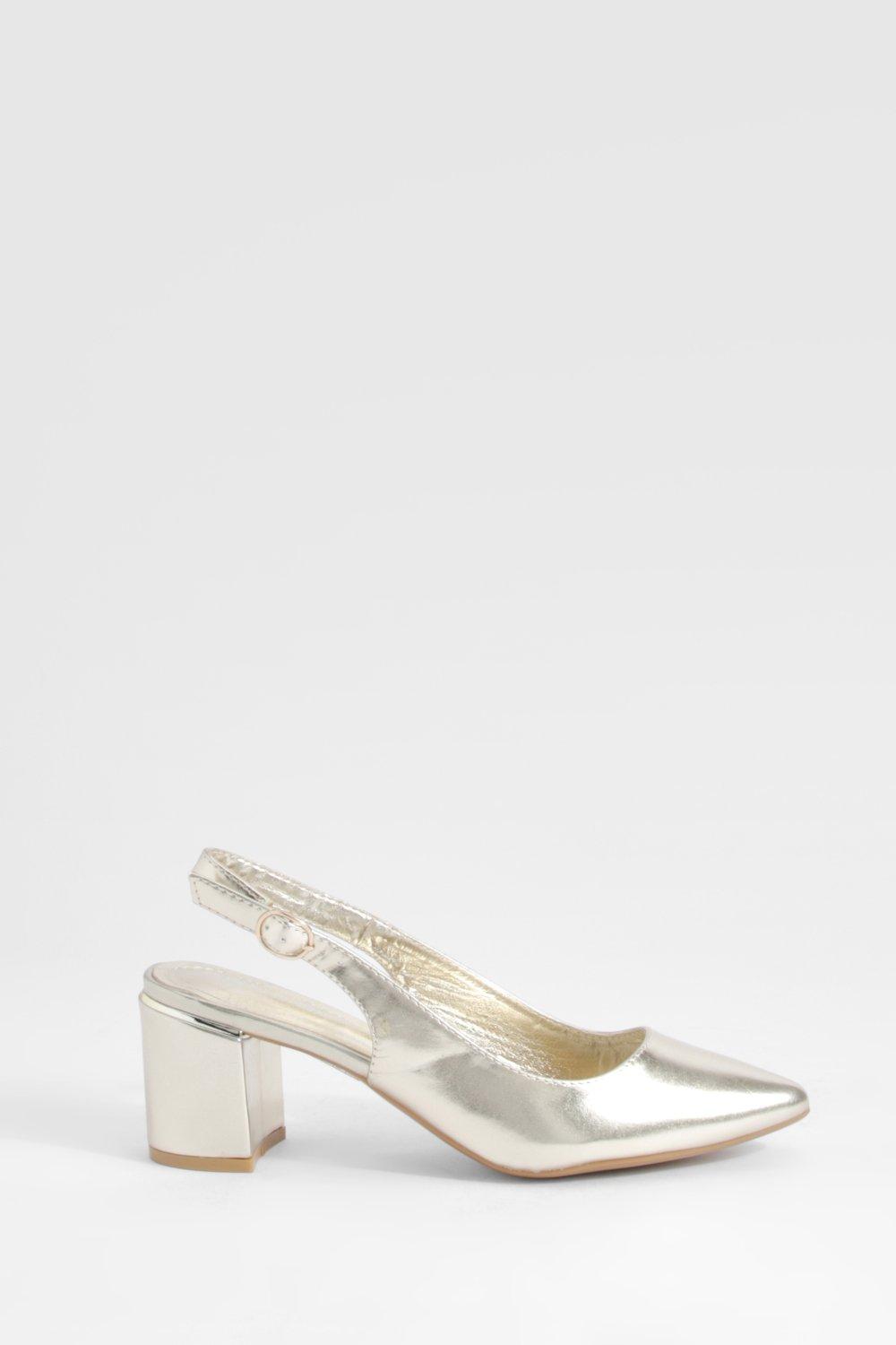 Pointed court shoes deals block heel