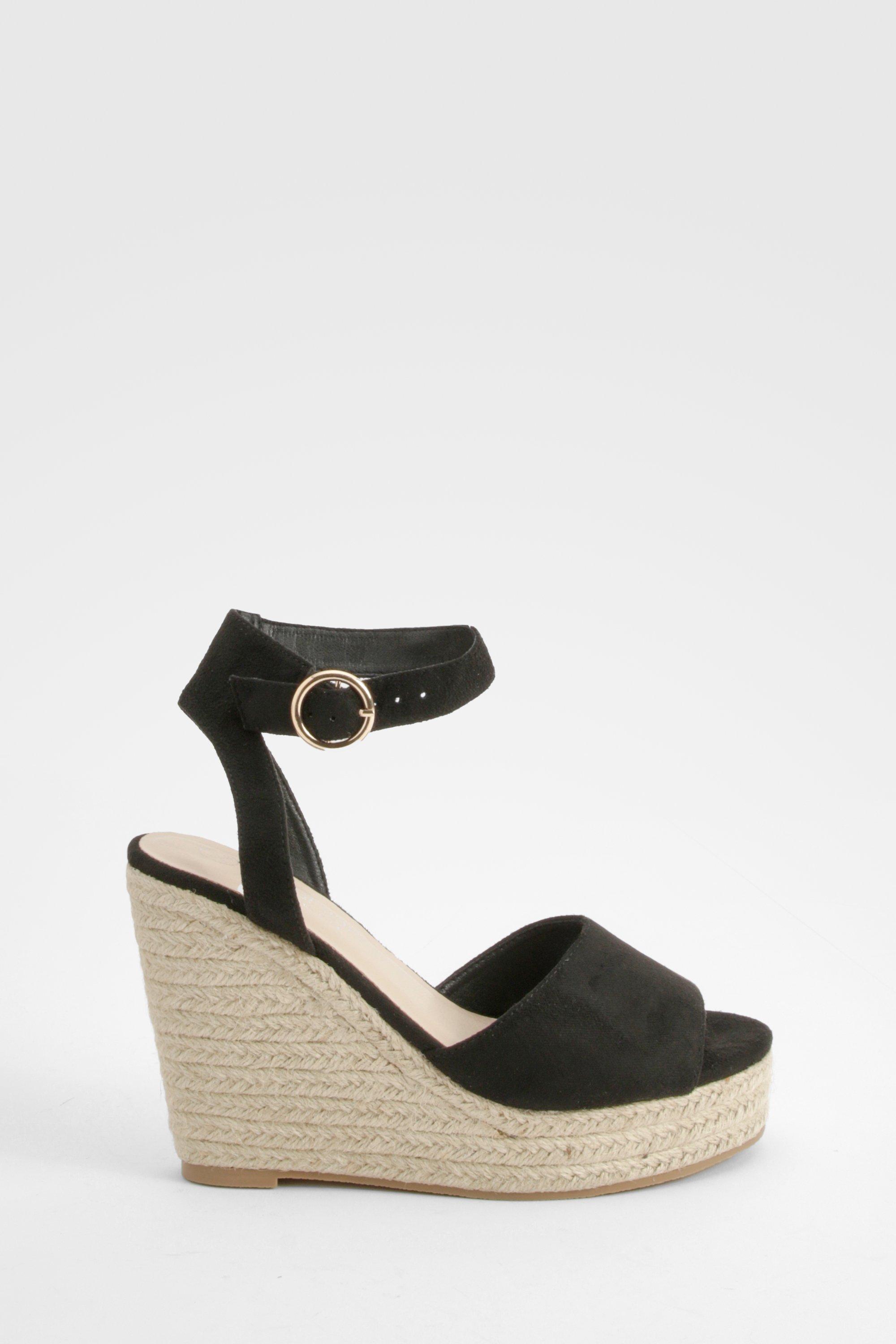 Boohoo espadrille wedges online