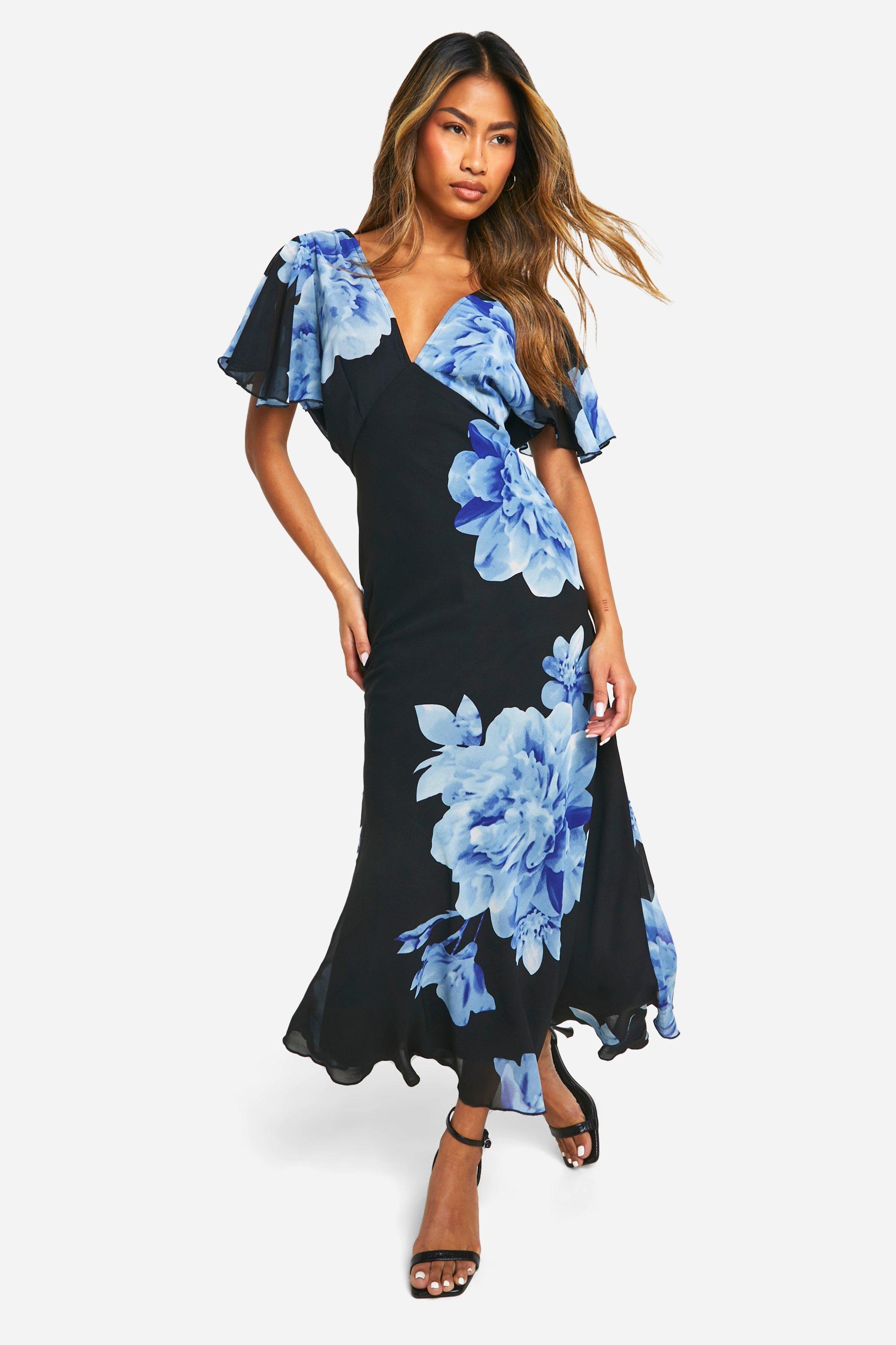 Boohoo midaxi dress online