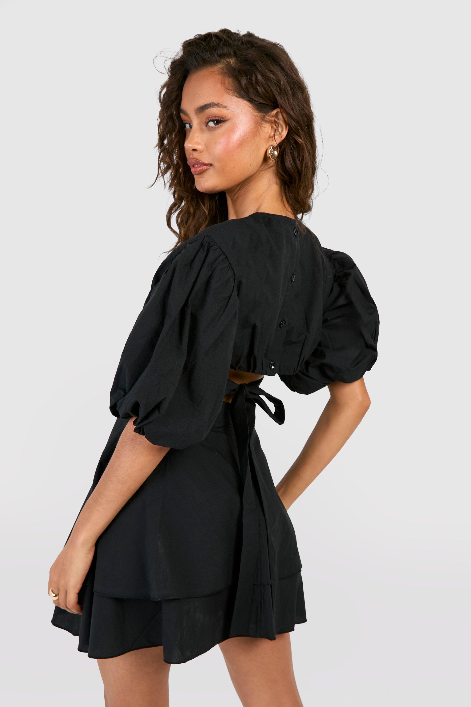 Robe manche courte bouffante hotsell