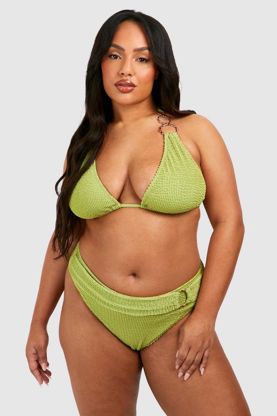 Plus Size Neon Swimwear