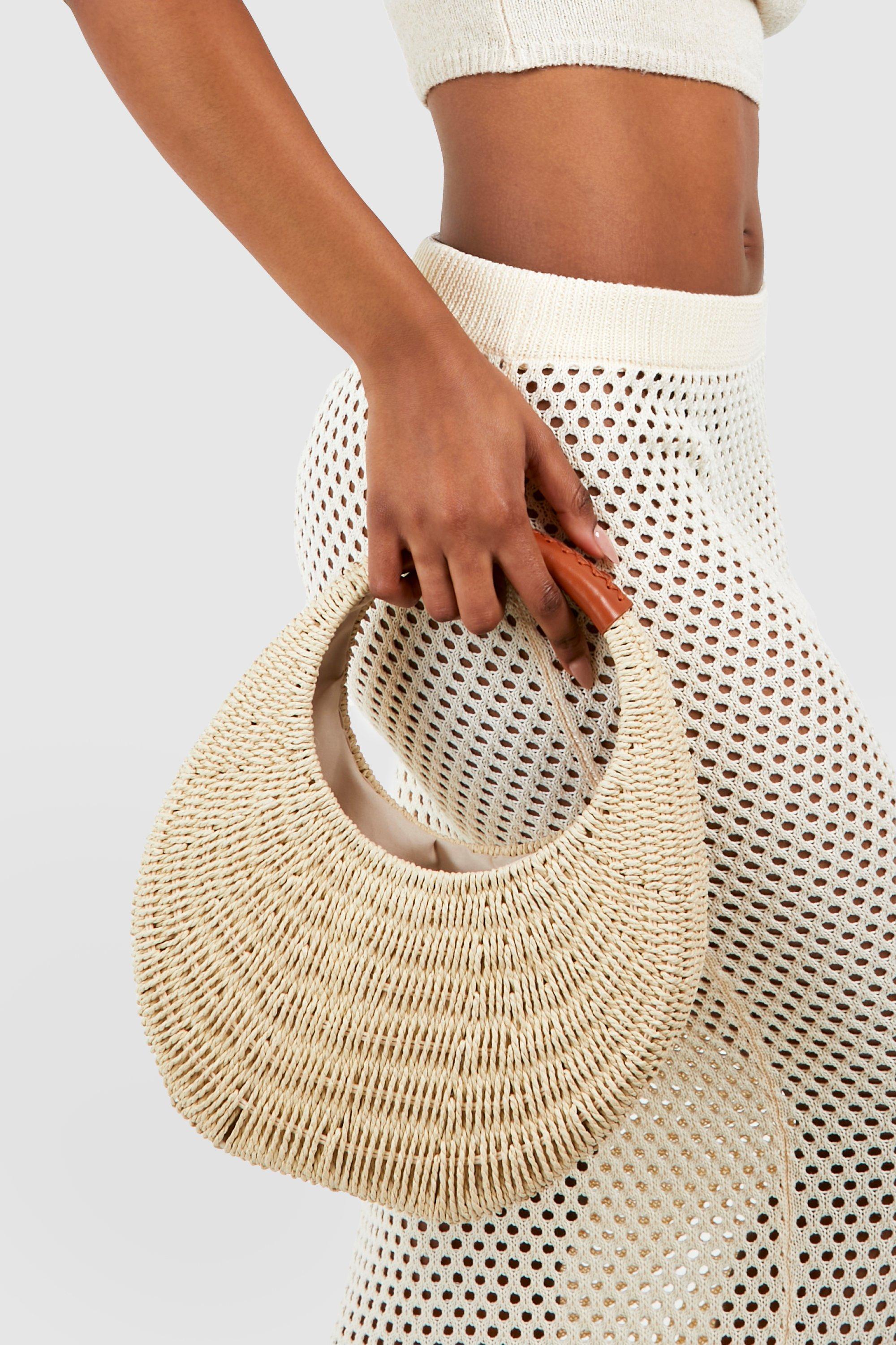 Structured Straw Bag