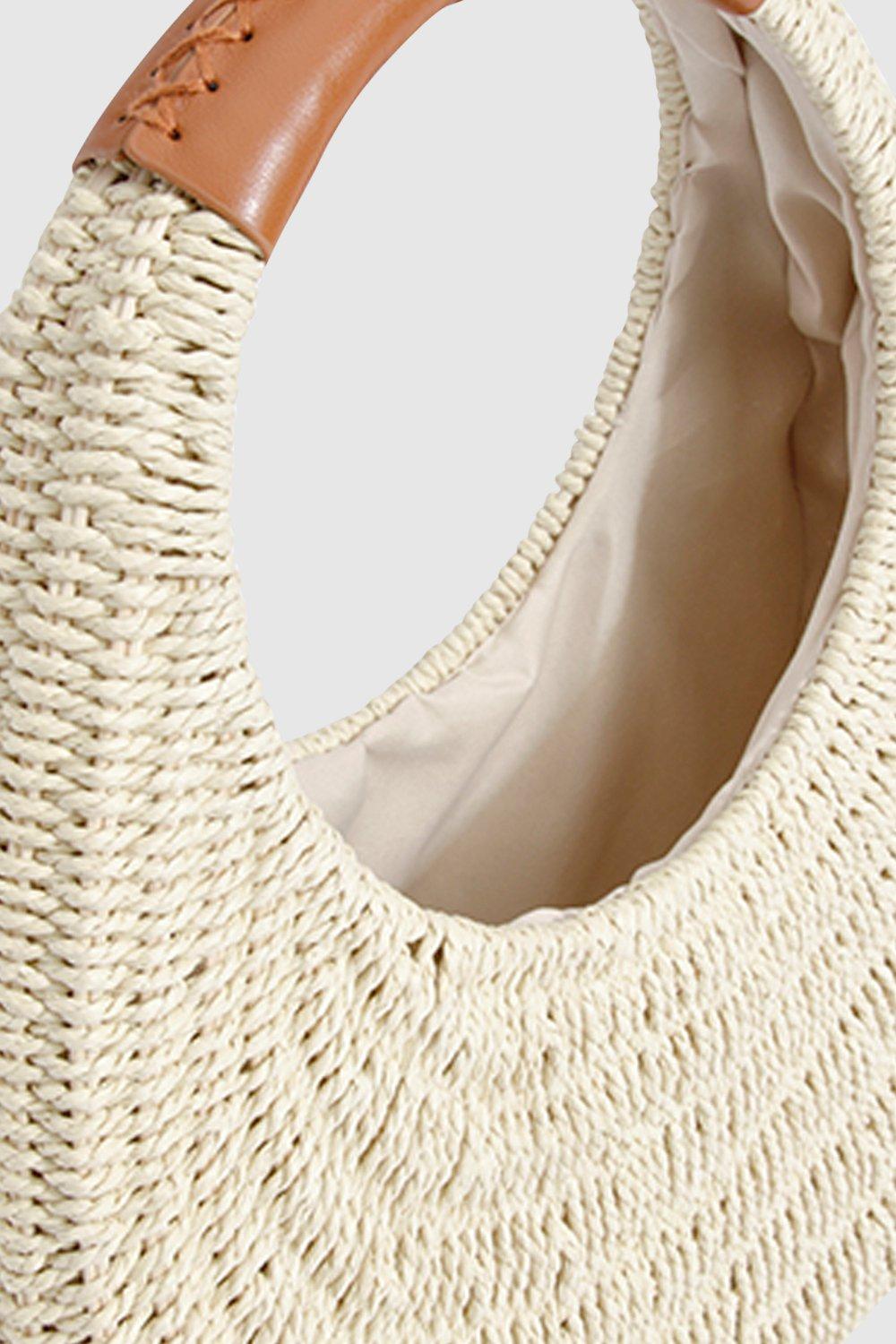 Structured Straw Bag