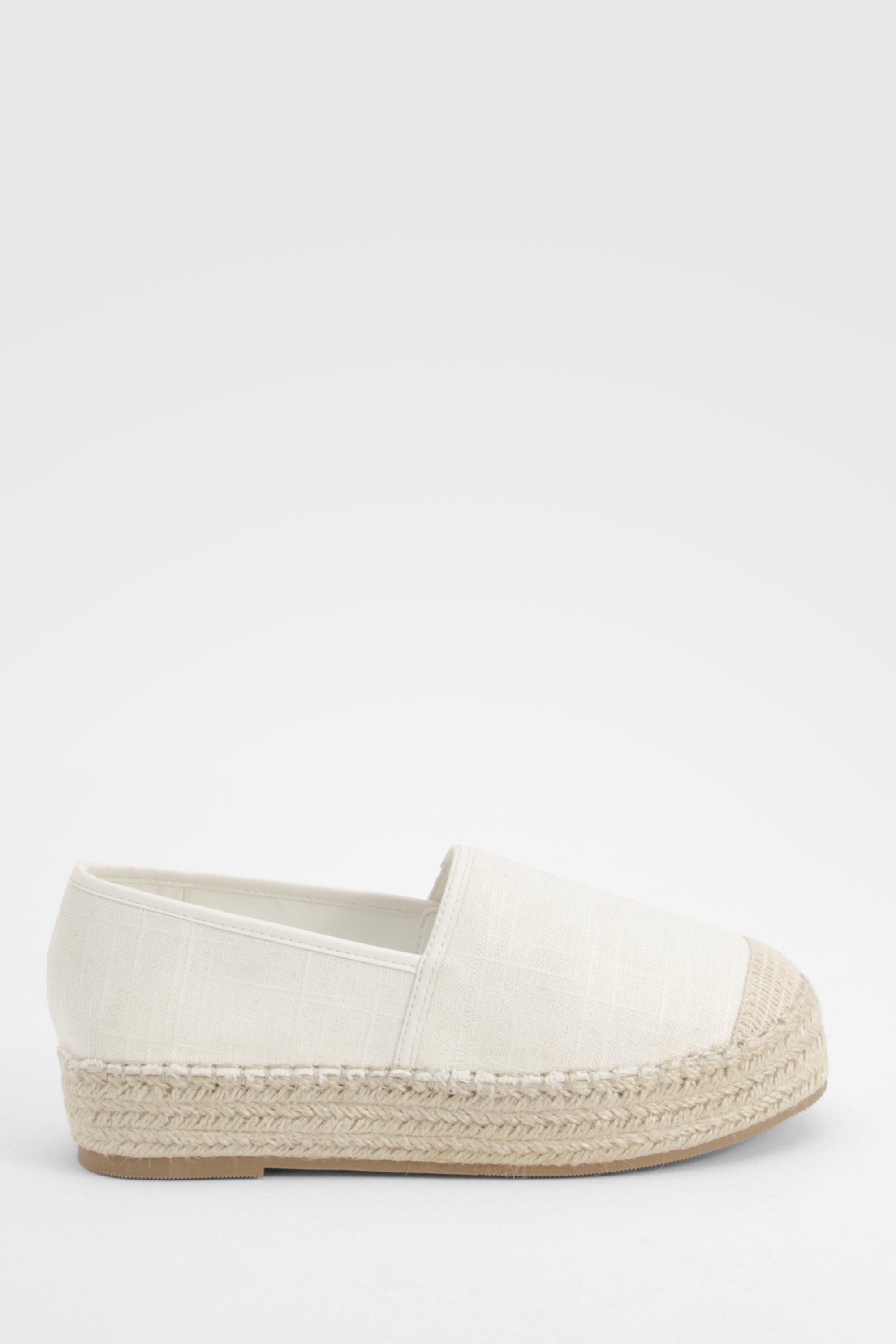 Closed Toe Platform Espadrilles boohoo IE