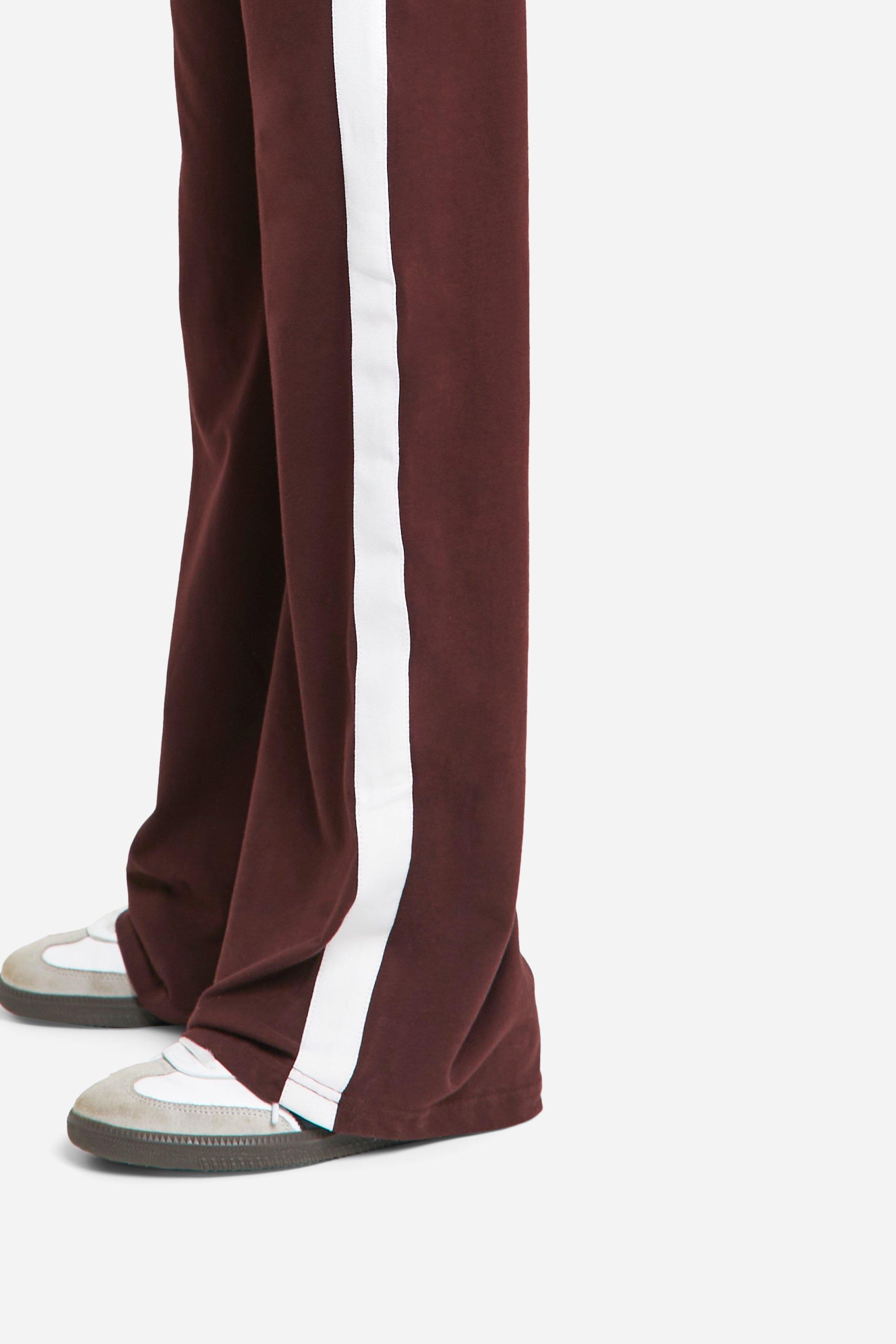 One side stripe pants online