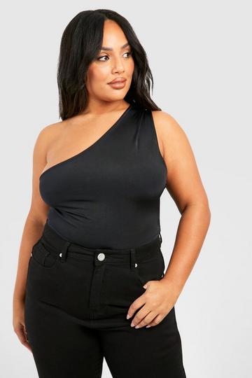 Plus Twist Back Bodysuit black