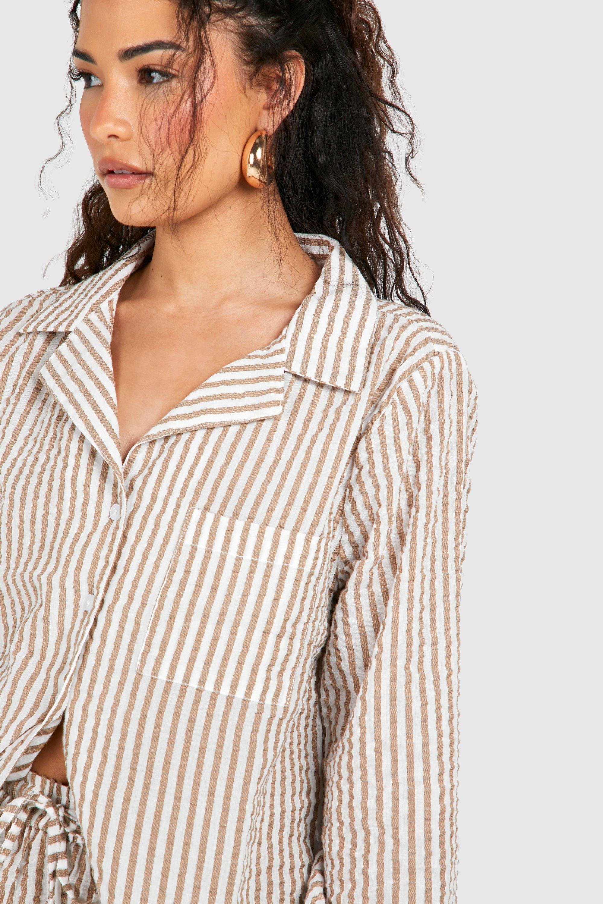 Tee Shirt, Oversize, Stripe, 100% Cotton, New, Old Stock