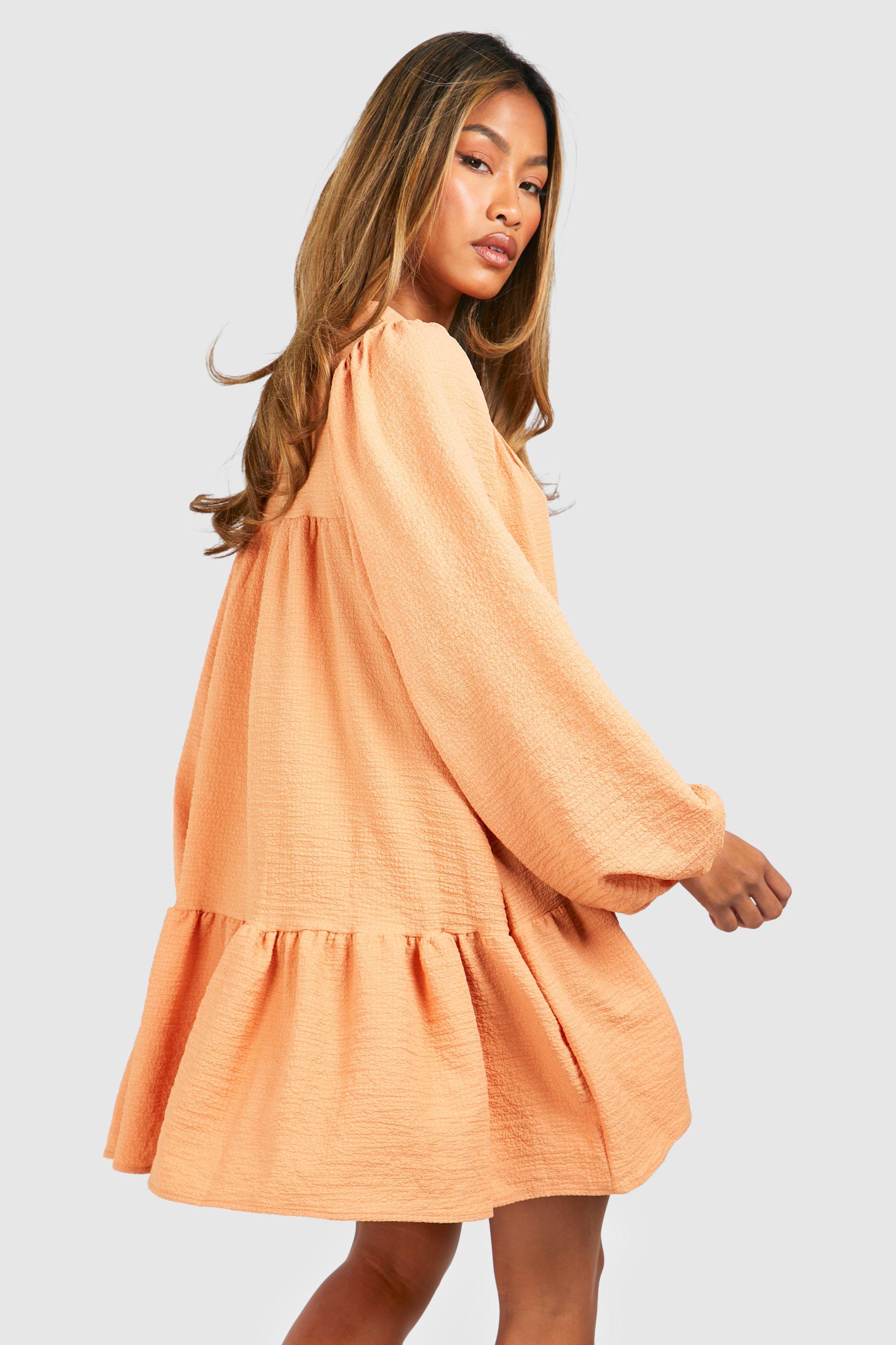 Boohoo terracotta outlet dress