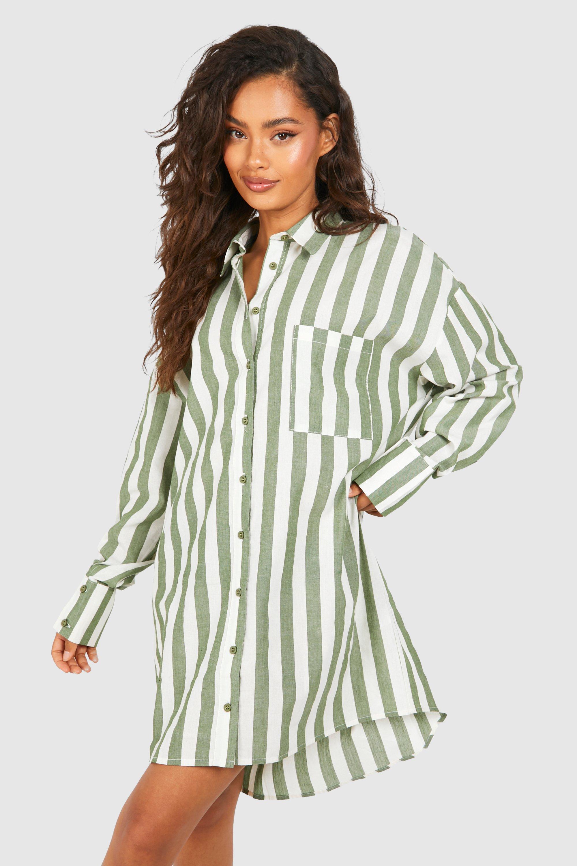 Boohoo oversized shirt dress online